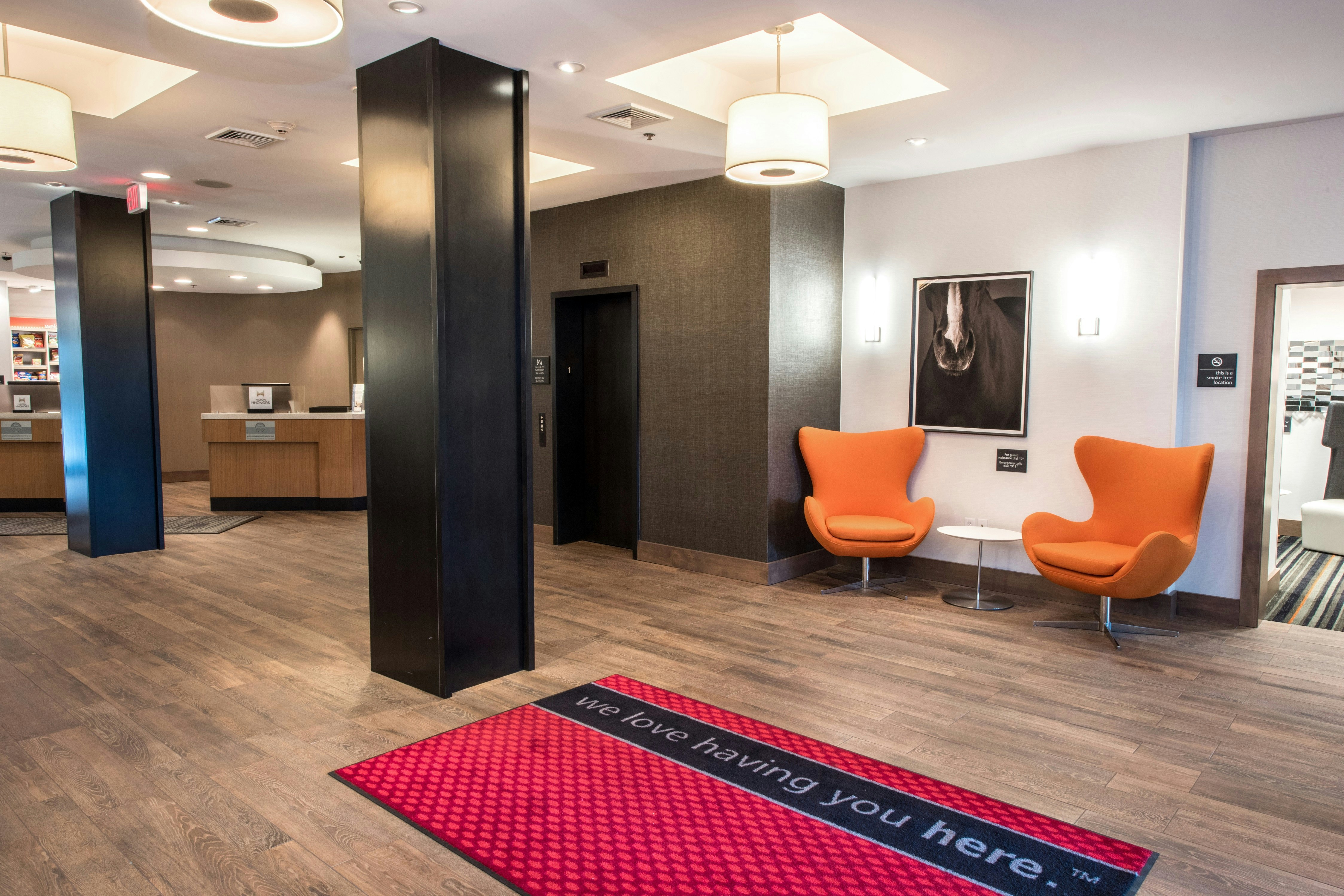 Lobby at Hampton Inn Albany-Western Ave/University Area, ALBANY - NY