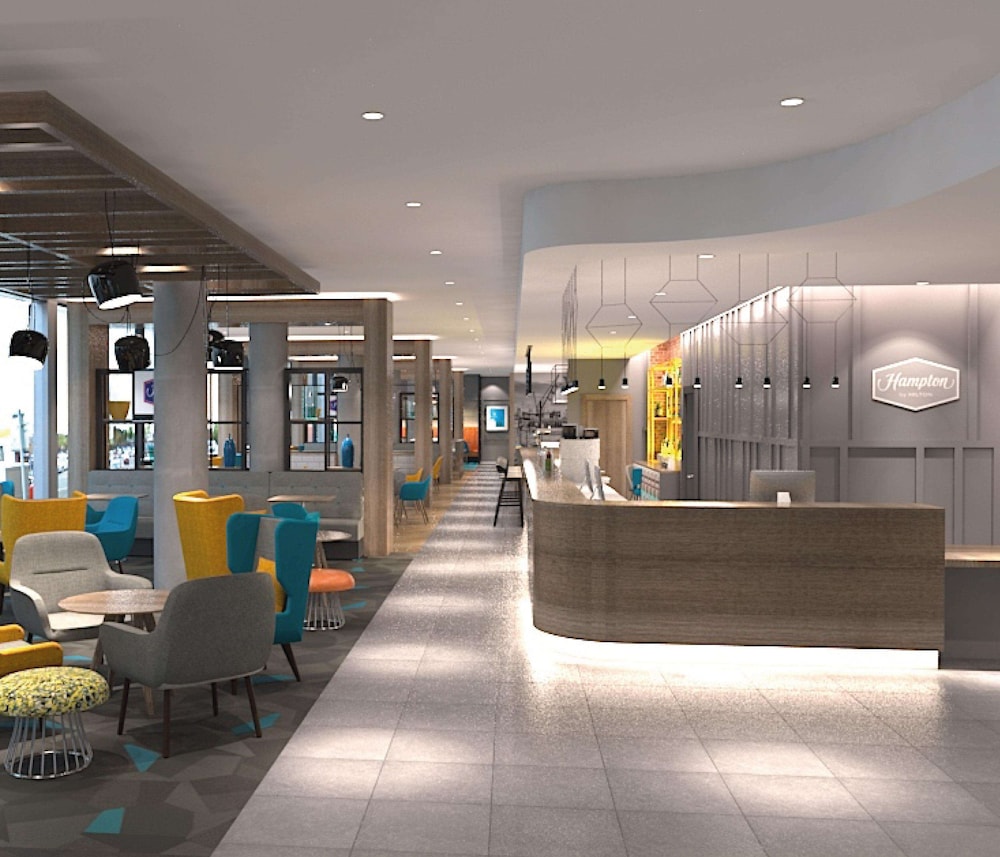 Lobby at Hampton By Hilton Belfast City Centre, BELFAST