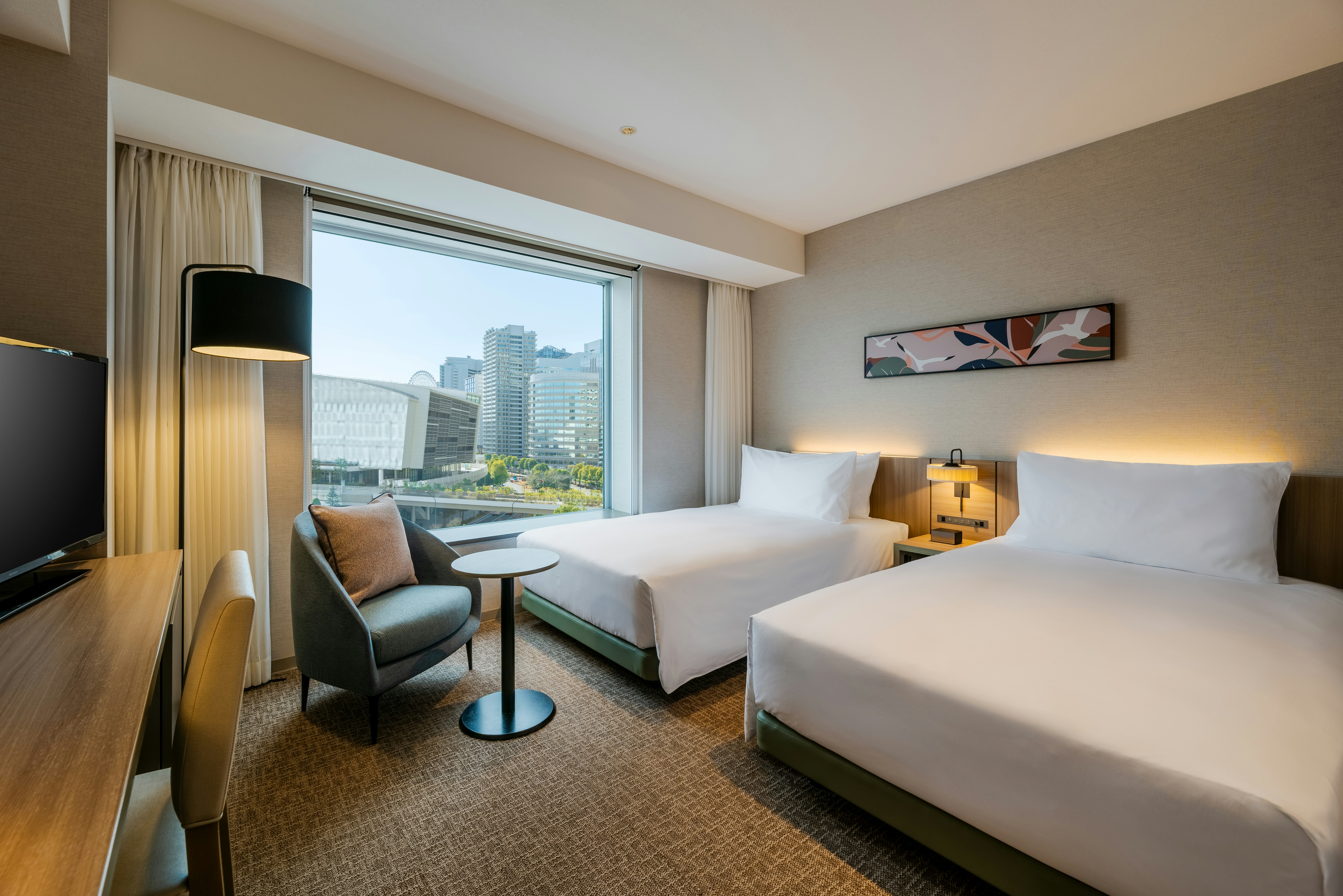 DELUXE, TWIN BEDS, OCEAN VIEW