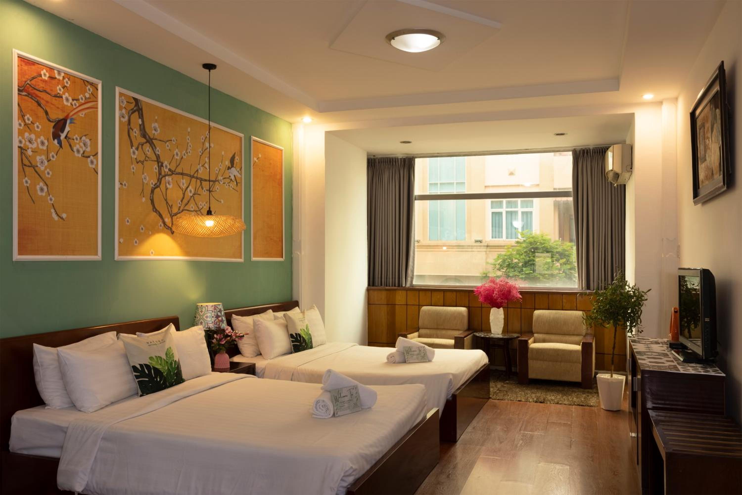غرفة عائلية بإطلالة على المدينة، Vilion Central Hotel 2/2