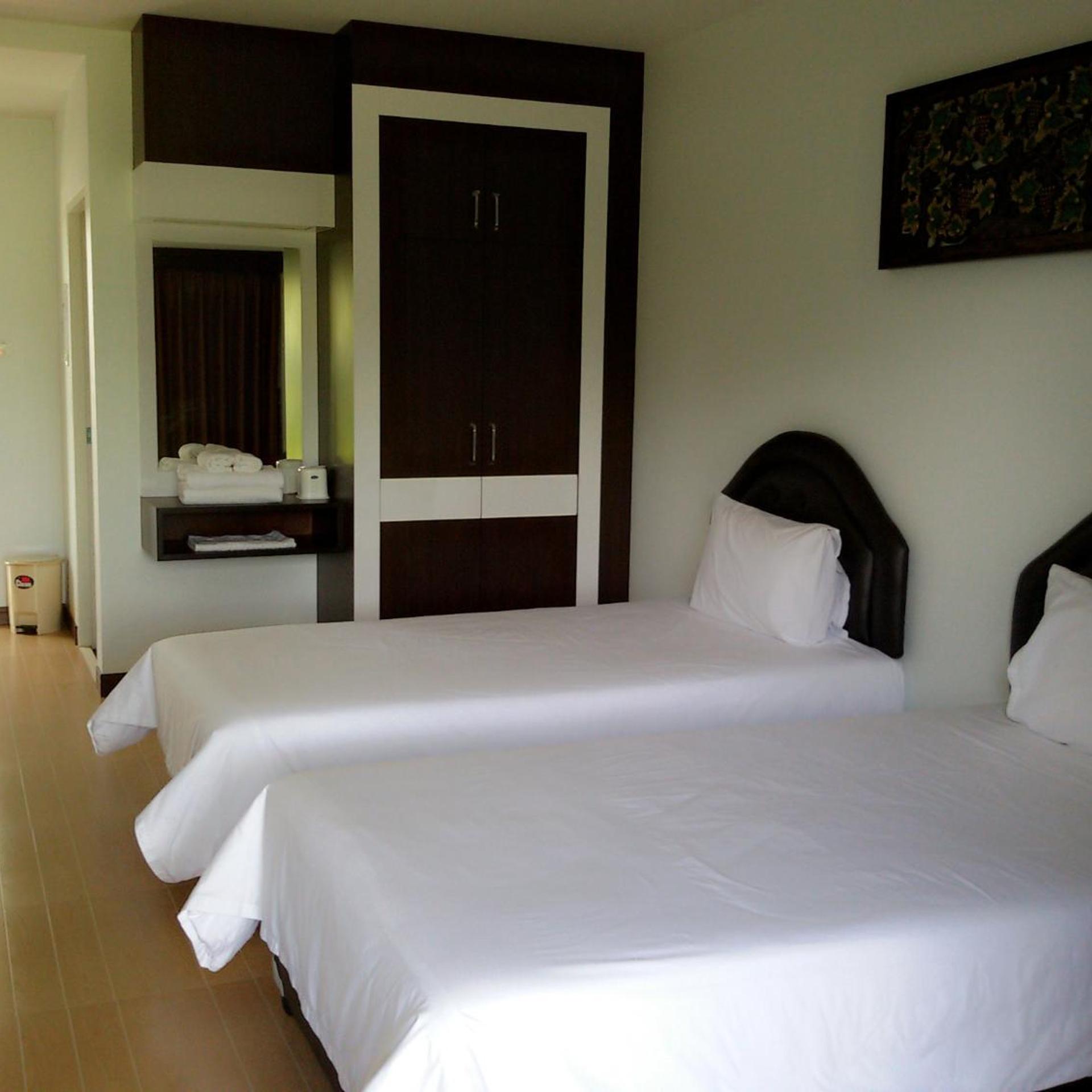 غرفة قياسية بسريرين منفصلين، Evergreen Resort Chanthaburi 6/10