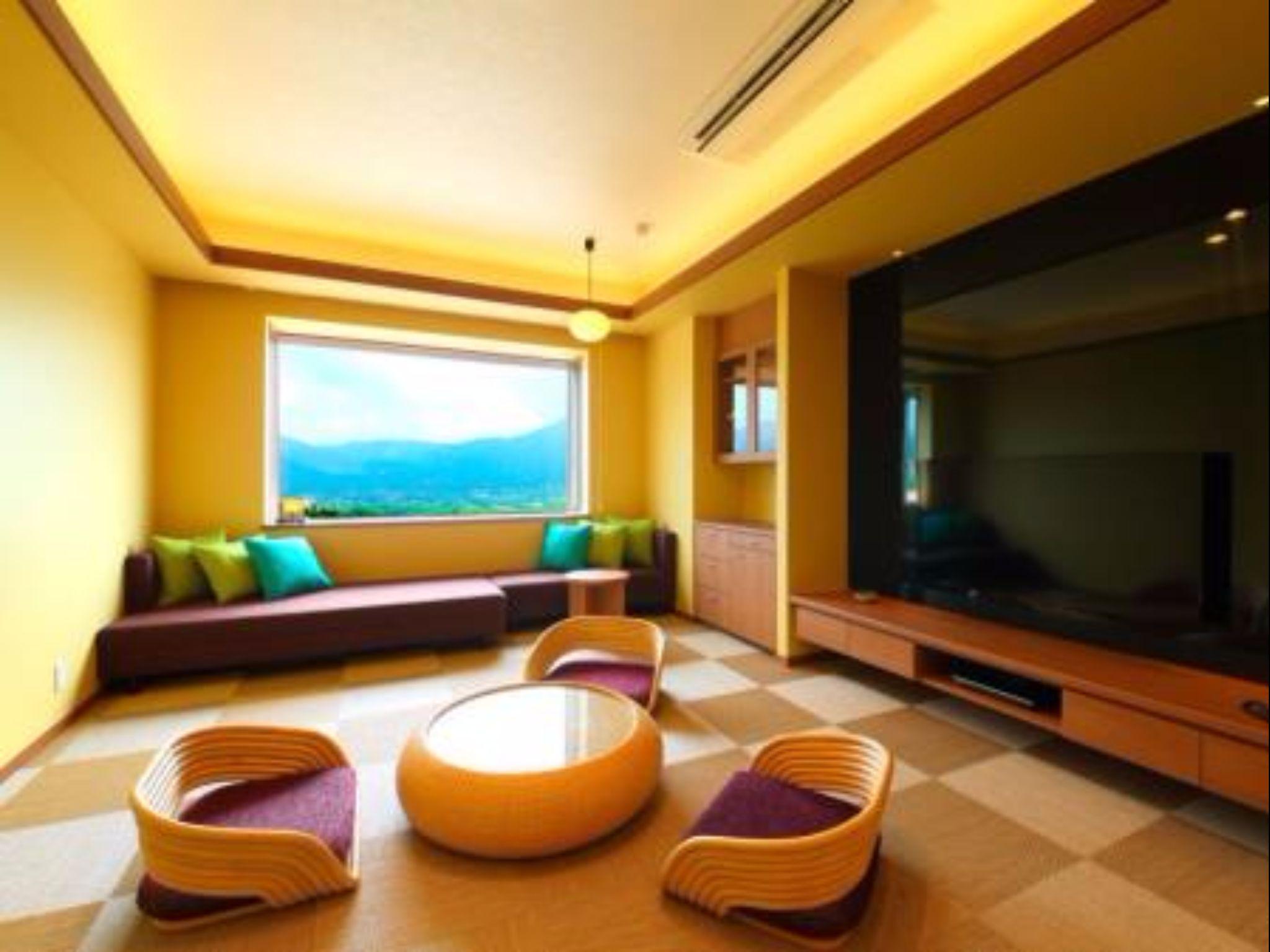 Semi Room, Japanese Western, 2 Semi Double Beds, Outdoor Bath