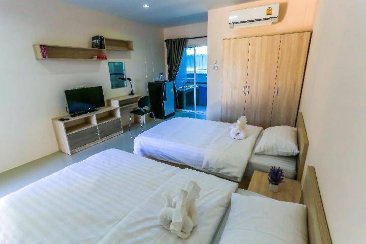 غرفة بسريرين منفصلين، Tempo Plus Apartment Mae Sot 2/2