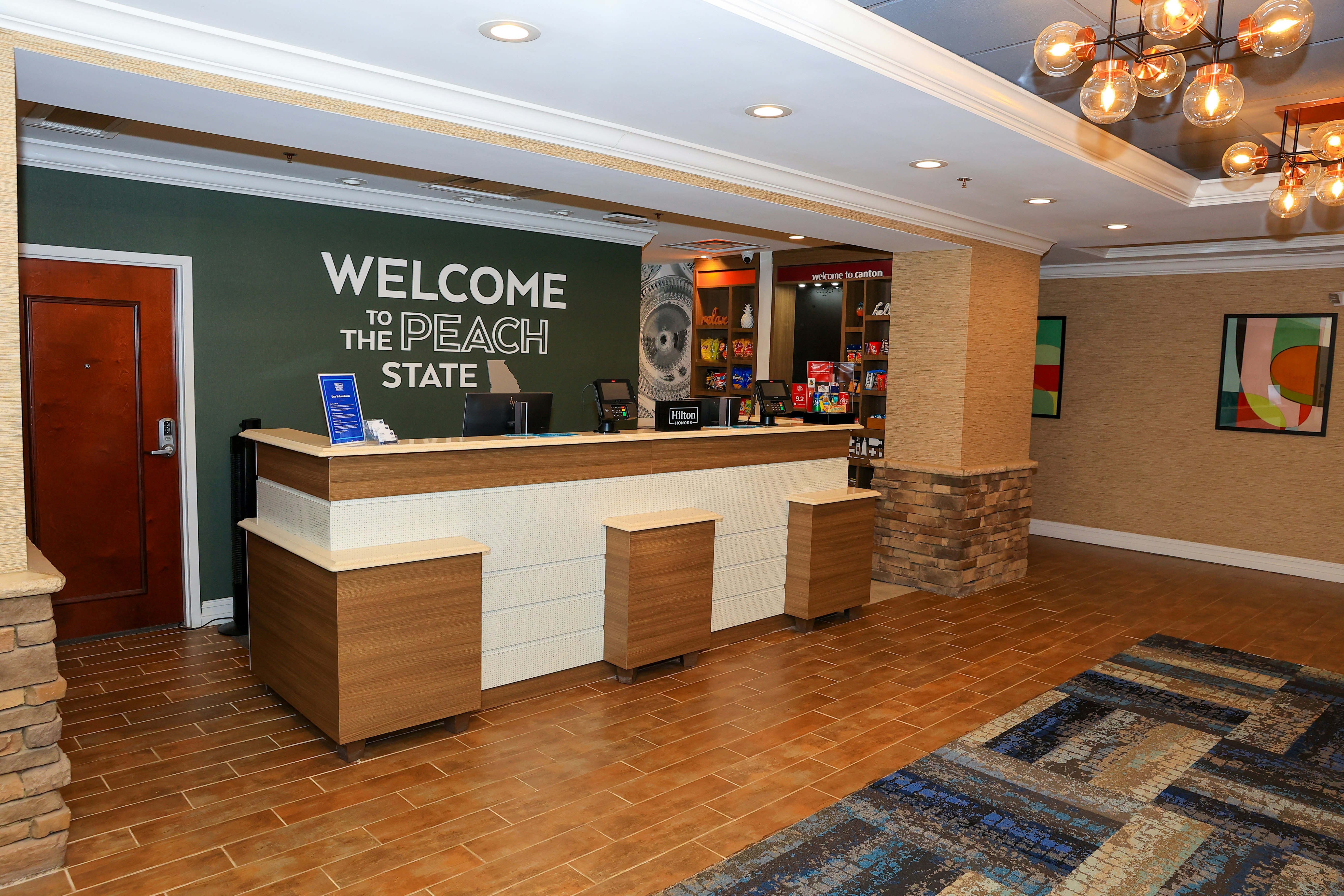 Lobby at Hampton Inn Atlanta-Canton, CANTON - GA