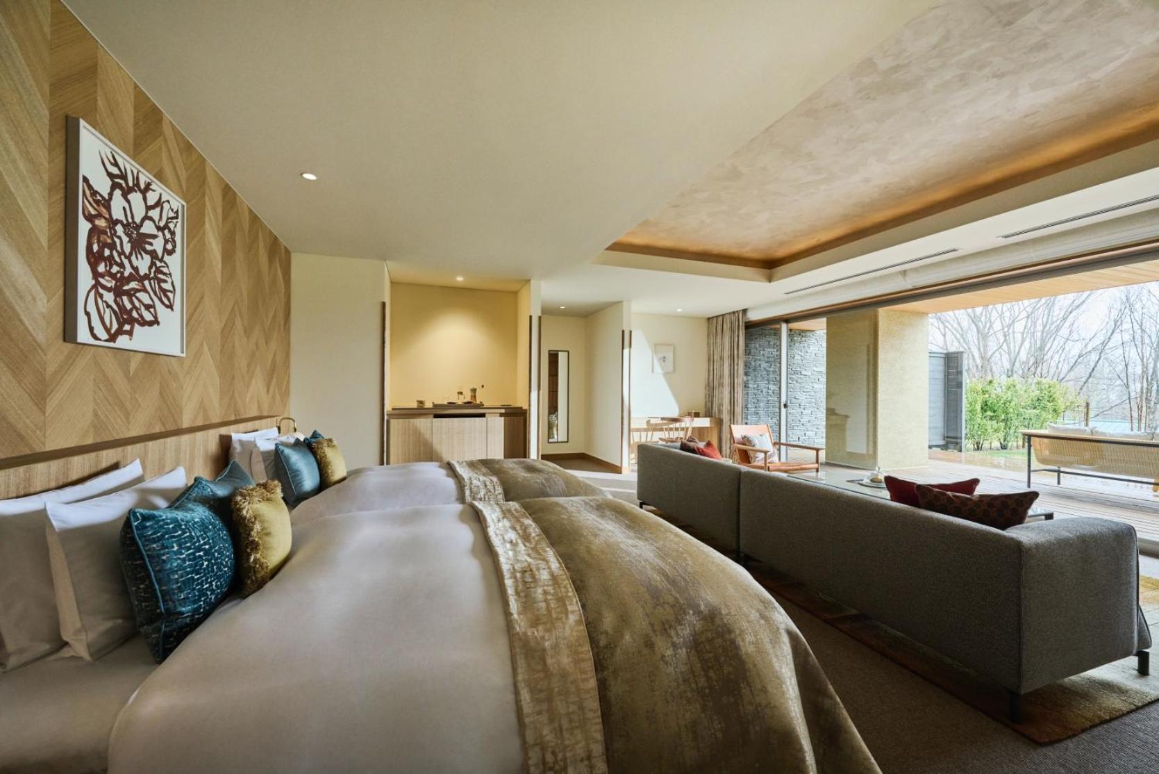 Deluxe, Twin Beds, Forest View