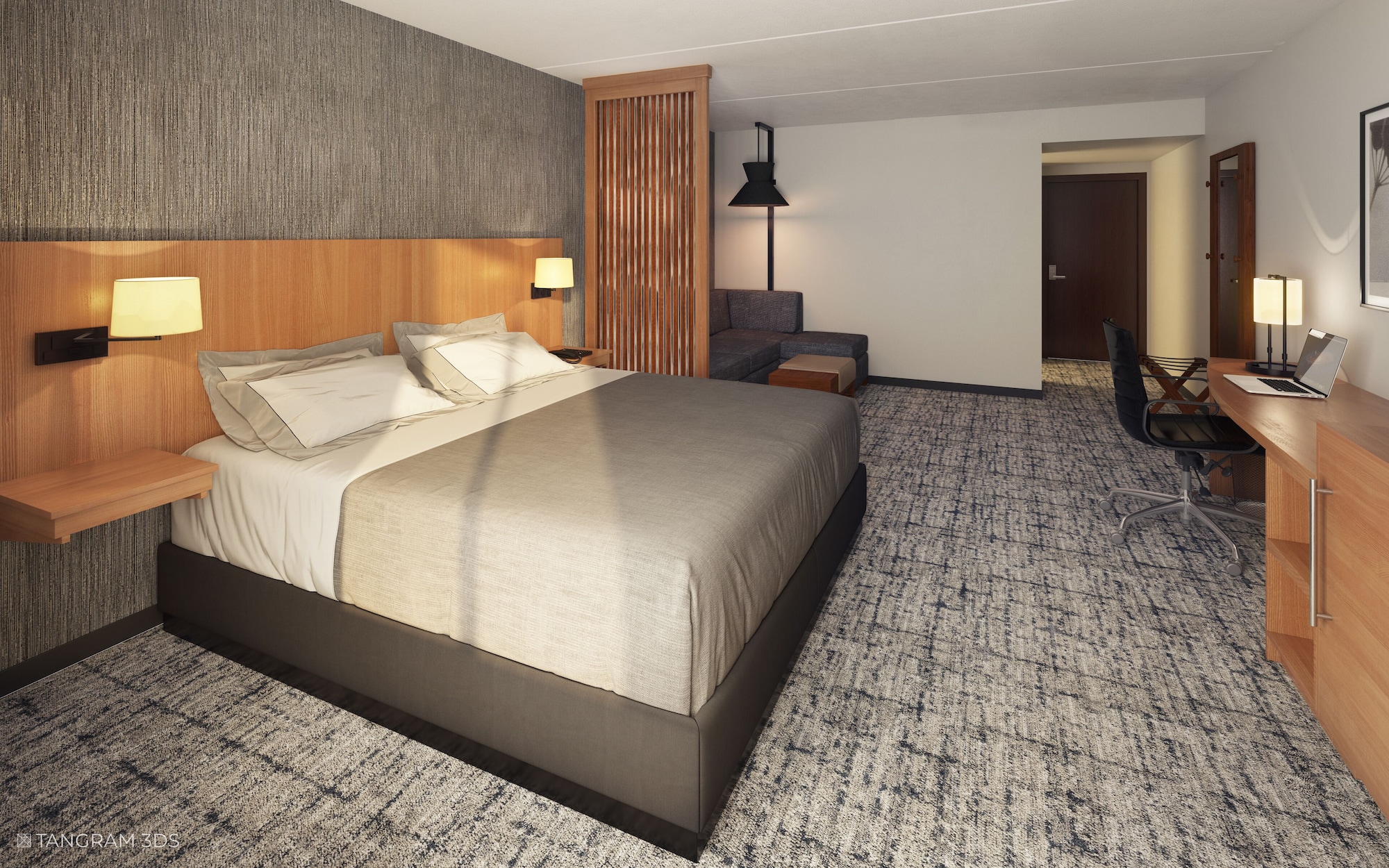 Renovated, King Bed, High Floor