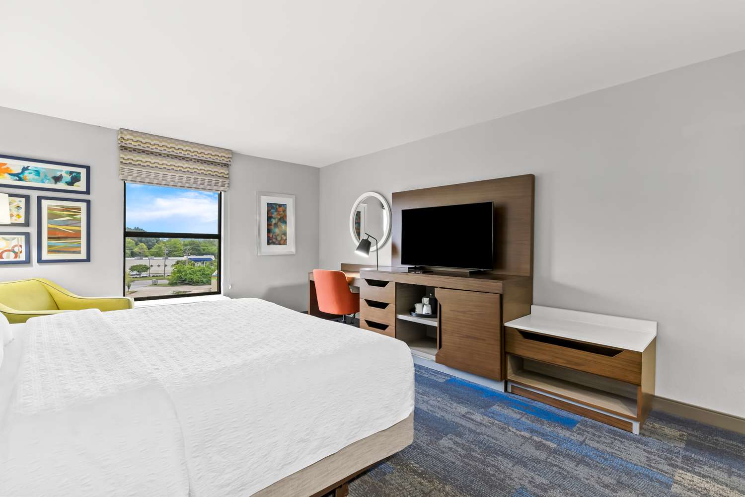 غرفة ديلوكس بسرير كينج، Hampton Inn Florence Midtown 4/5