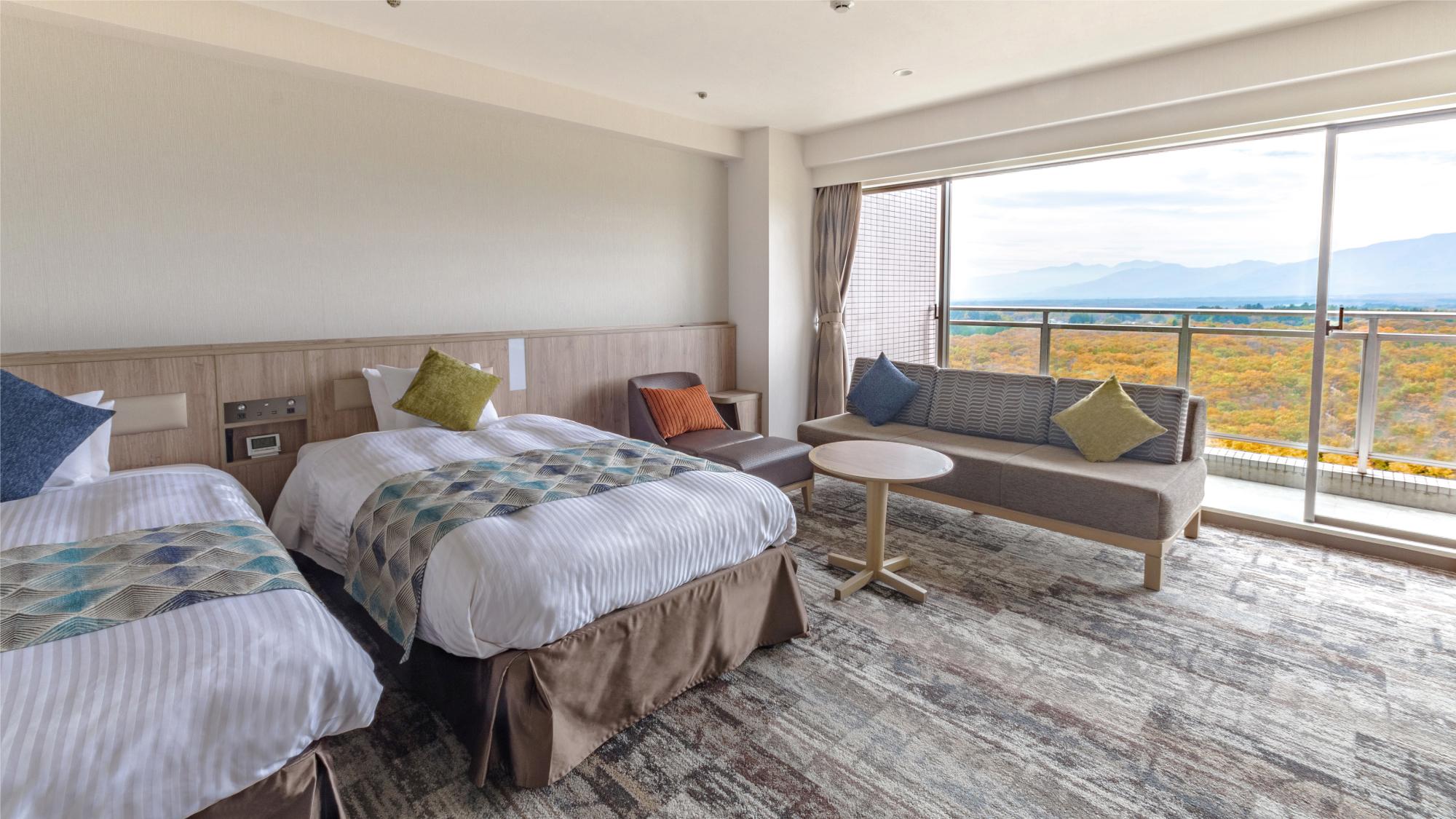 Western, New, Superior, Twin Beds, Main Tower