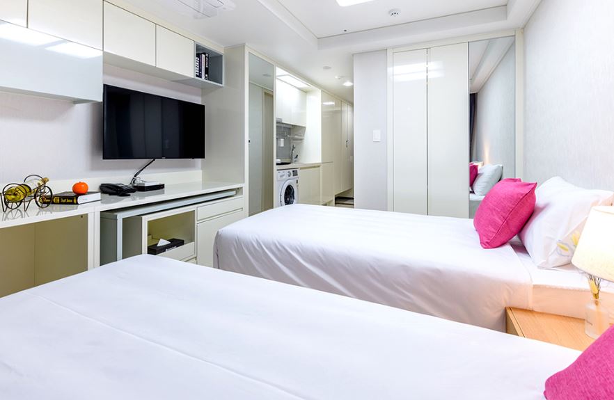 غرفة بريميير بسريرين منفصلين، Shin Shin Hotel Seogwipo 2/2