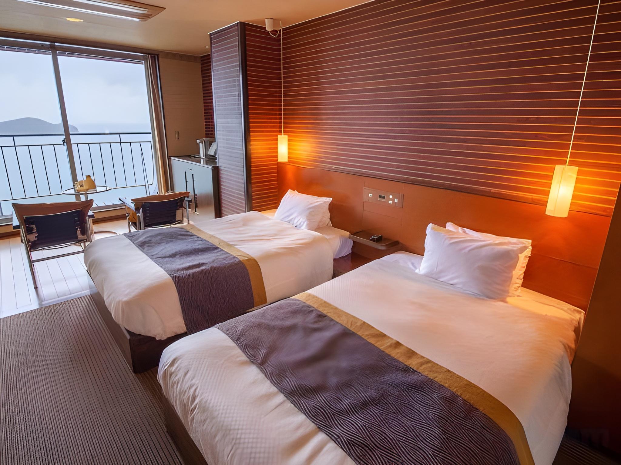 Semi Room, Deluxe, 2 Semi Double Beds, Ocean View