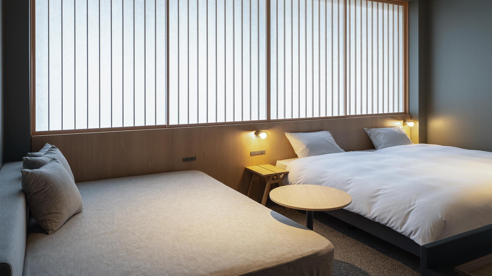 Moderate, Quadruple, Twin Beds