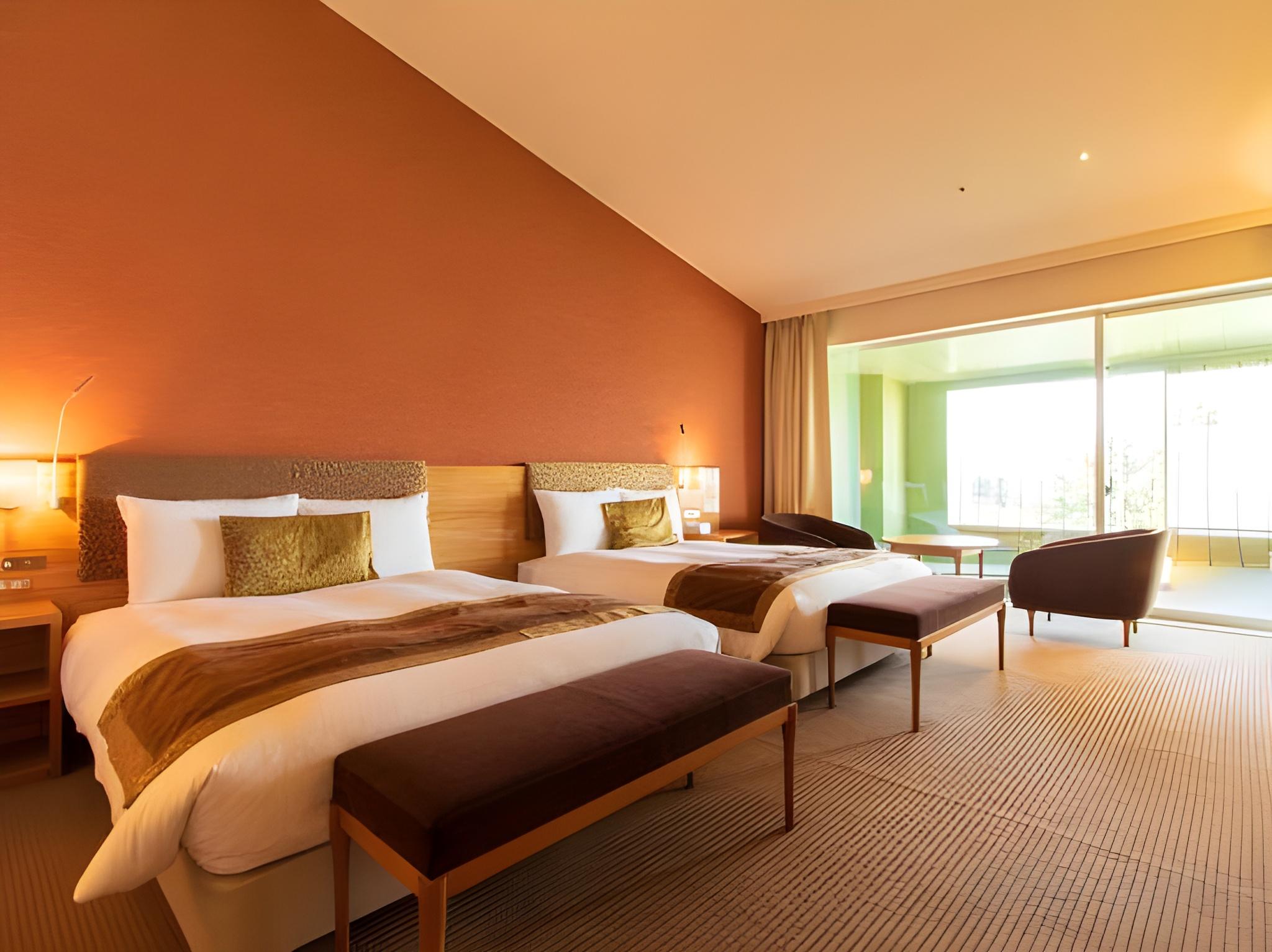 Room, Twin Beds, Mountain View, Outdoor Bath, Annex