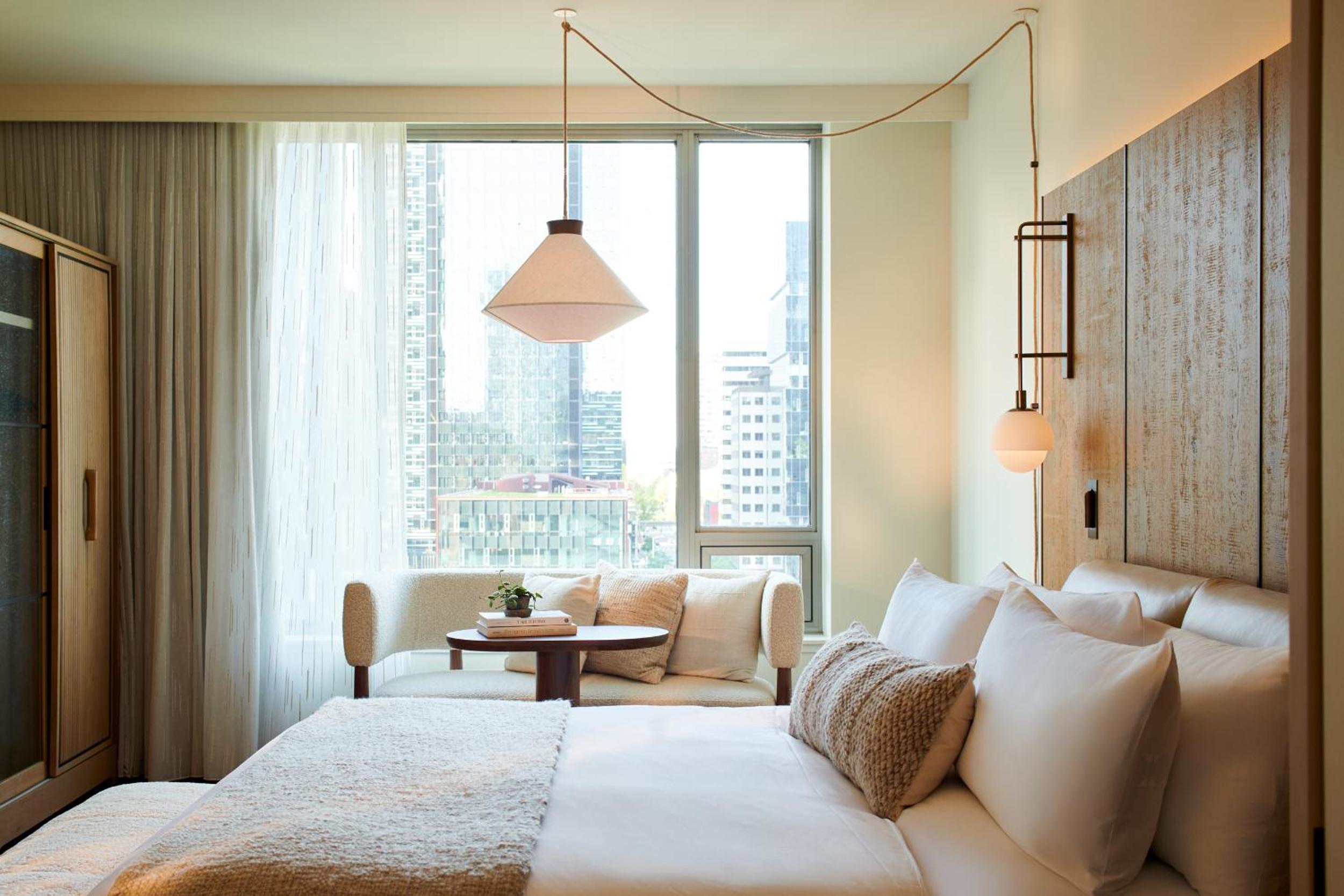 Room, Double Bed, City View