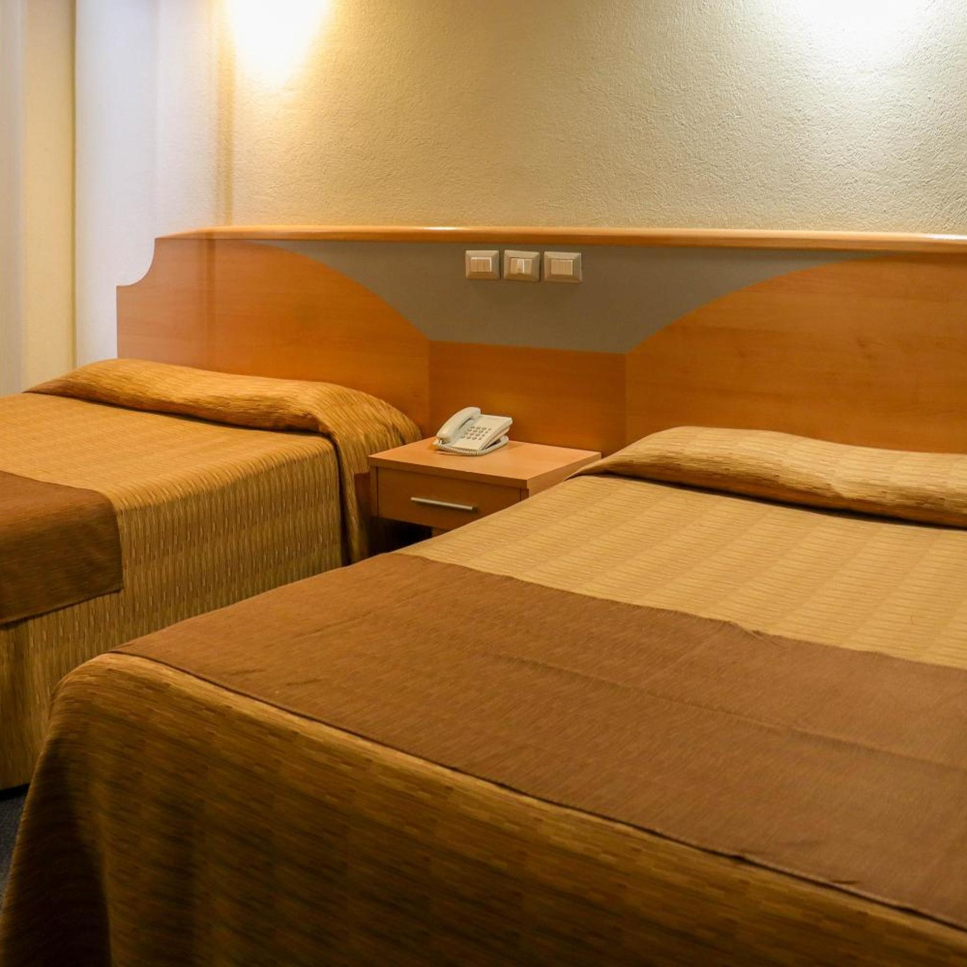 غرفة بسريرين مزدوجين، Hotel Milan 2/4