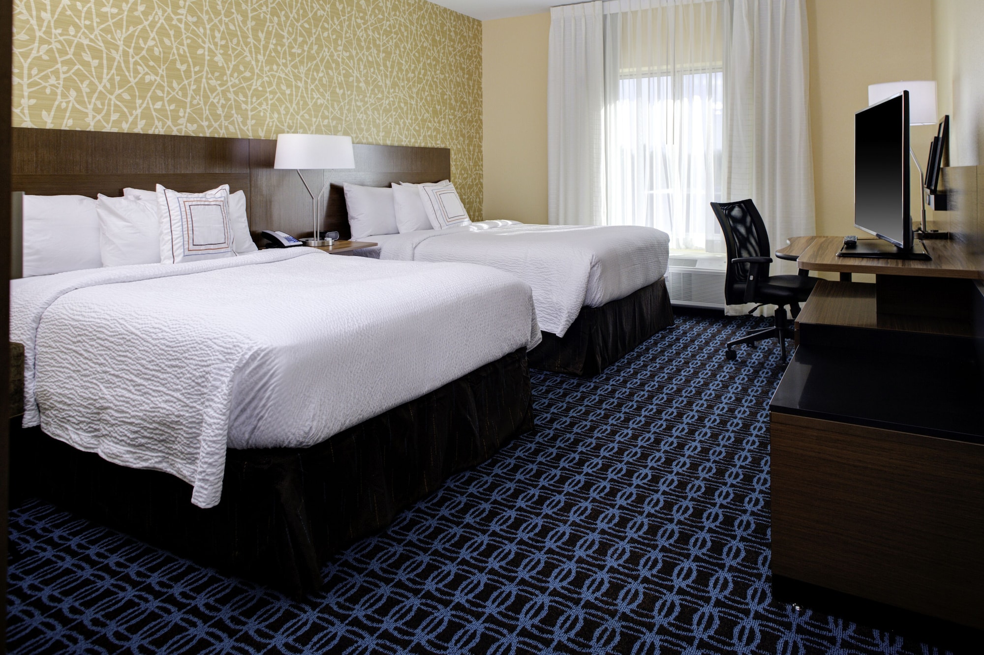 Room, 2 Queen Beds, FAIRFIELD INN & SUITES DETROIT CANTON 4/11