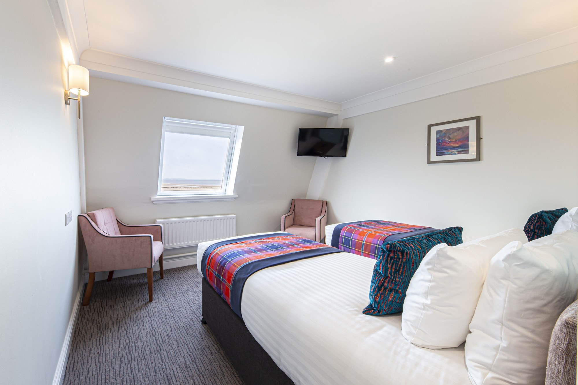 Room, Twin Beds, Coast View