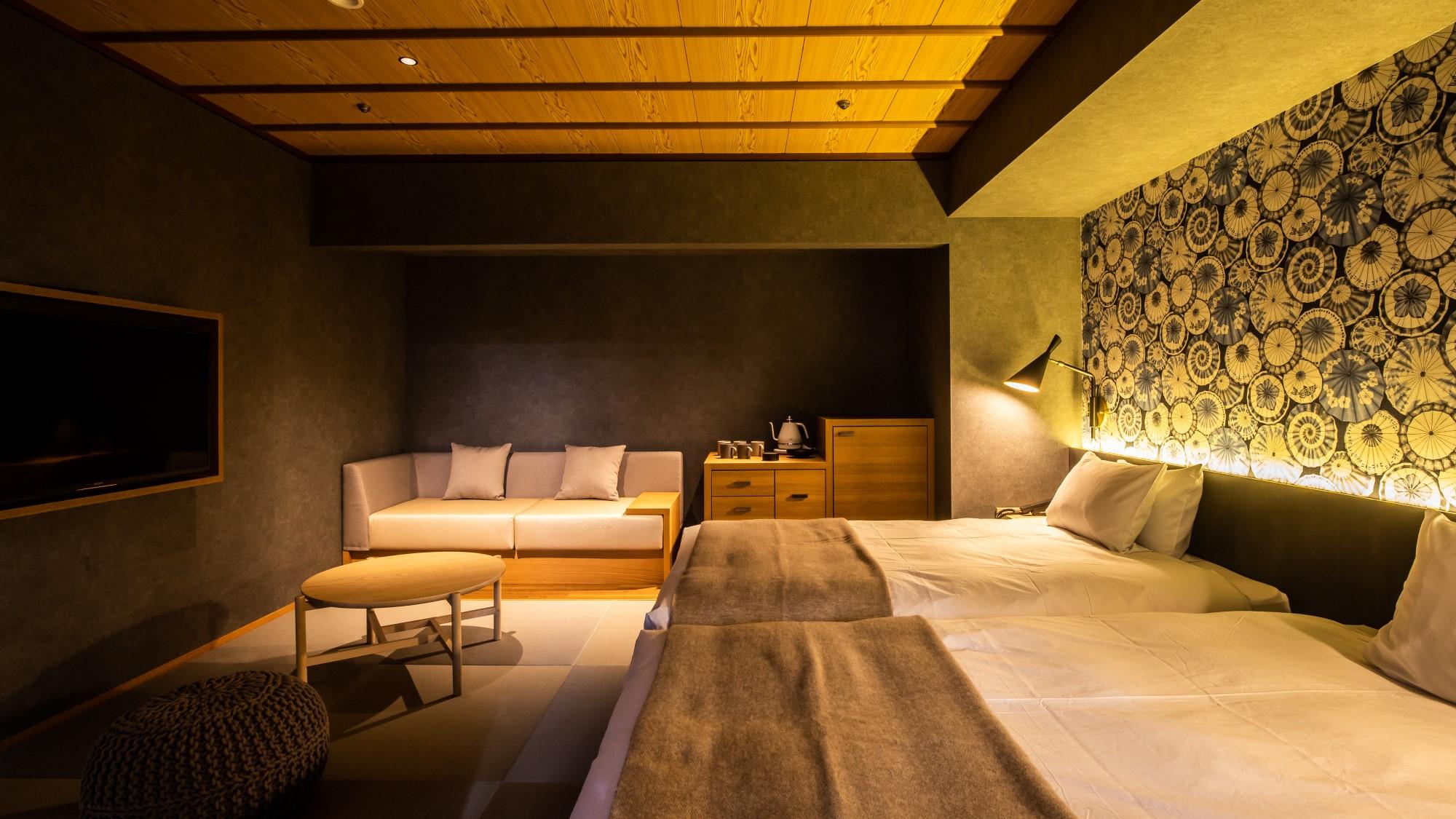 Semi Room, Superior, Futon Bed, 2 Semi Double Beds, Hot Tub