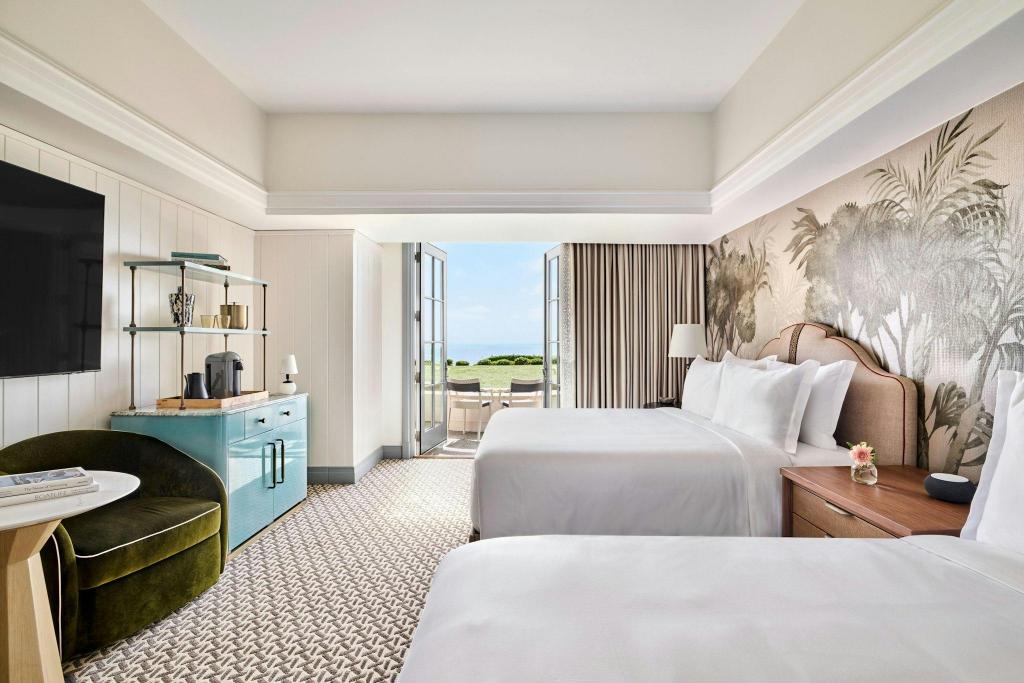 Fireside, Guest Room, 2 Queen Beds, Ocean View, Patio, Ground Floor