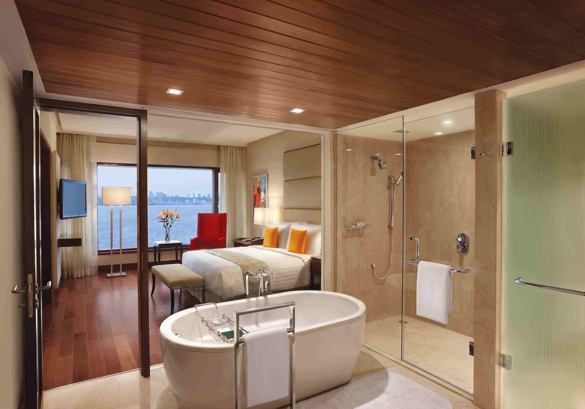 جناح بسرير كينج بإطلالة على البحر، The Oberoi Mumbai 10/10