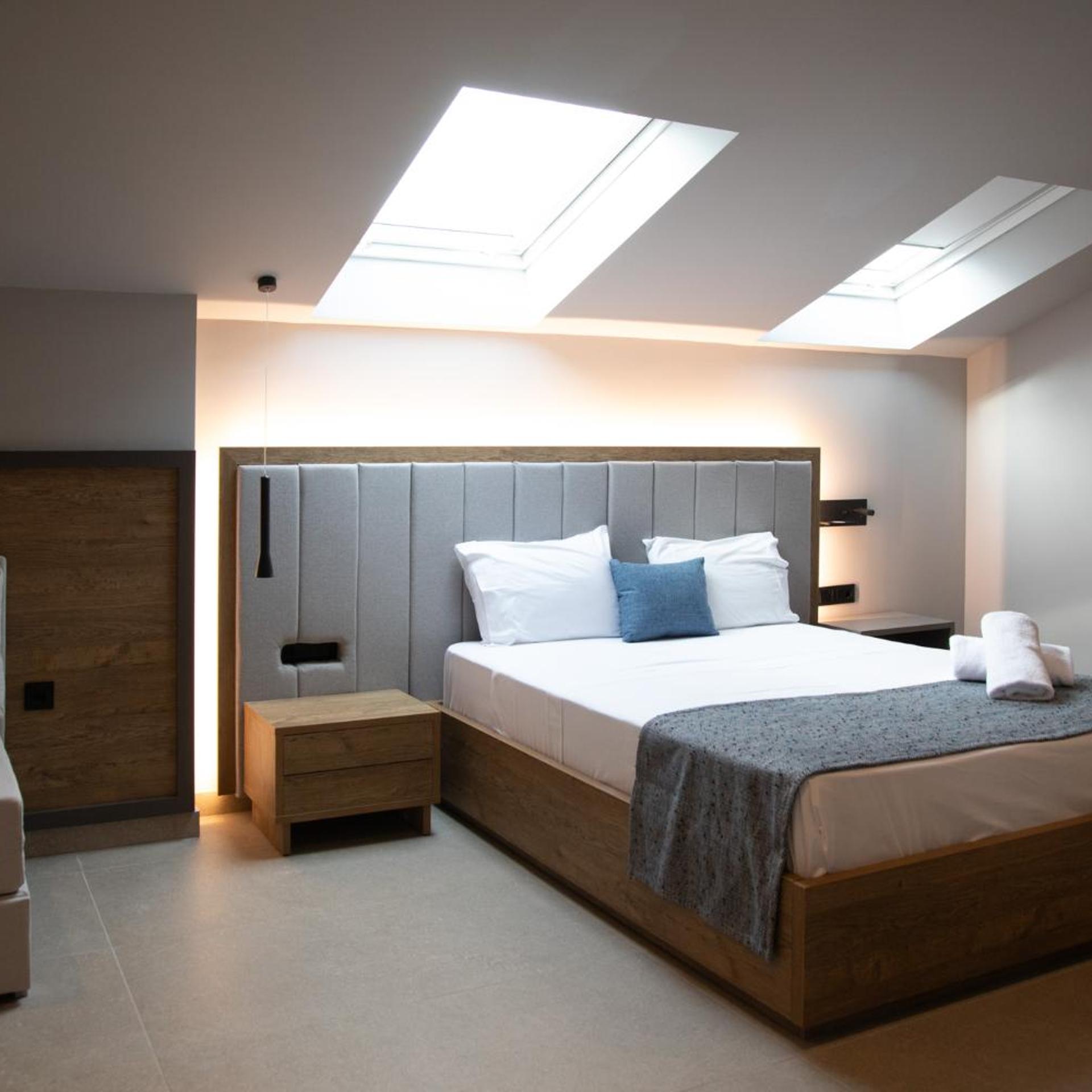 Room, Double Bed, Attic