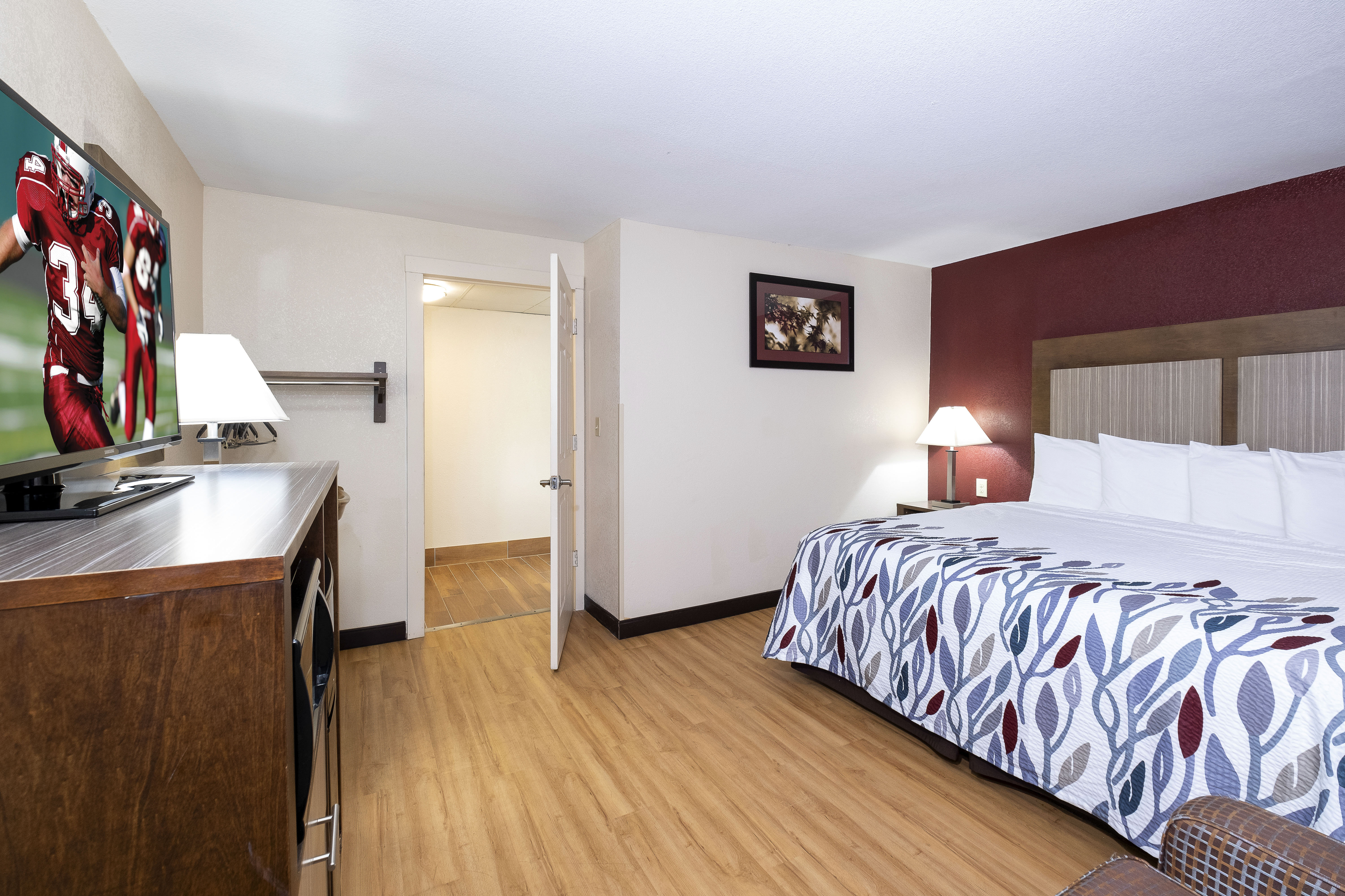 Superior, King Bed, Large, Red Roof Inn Neptune 3/10
