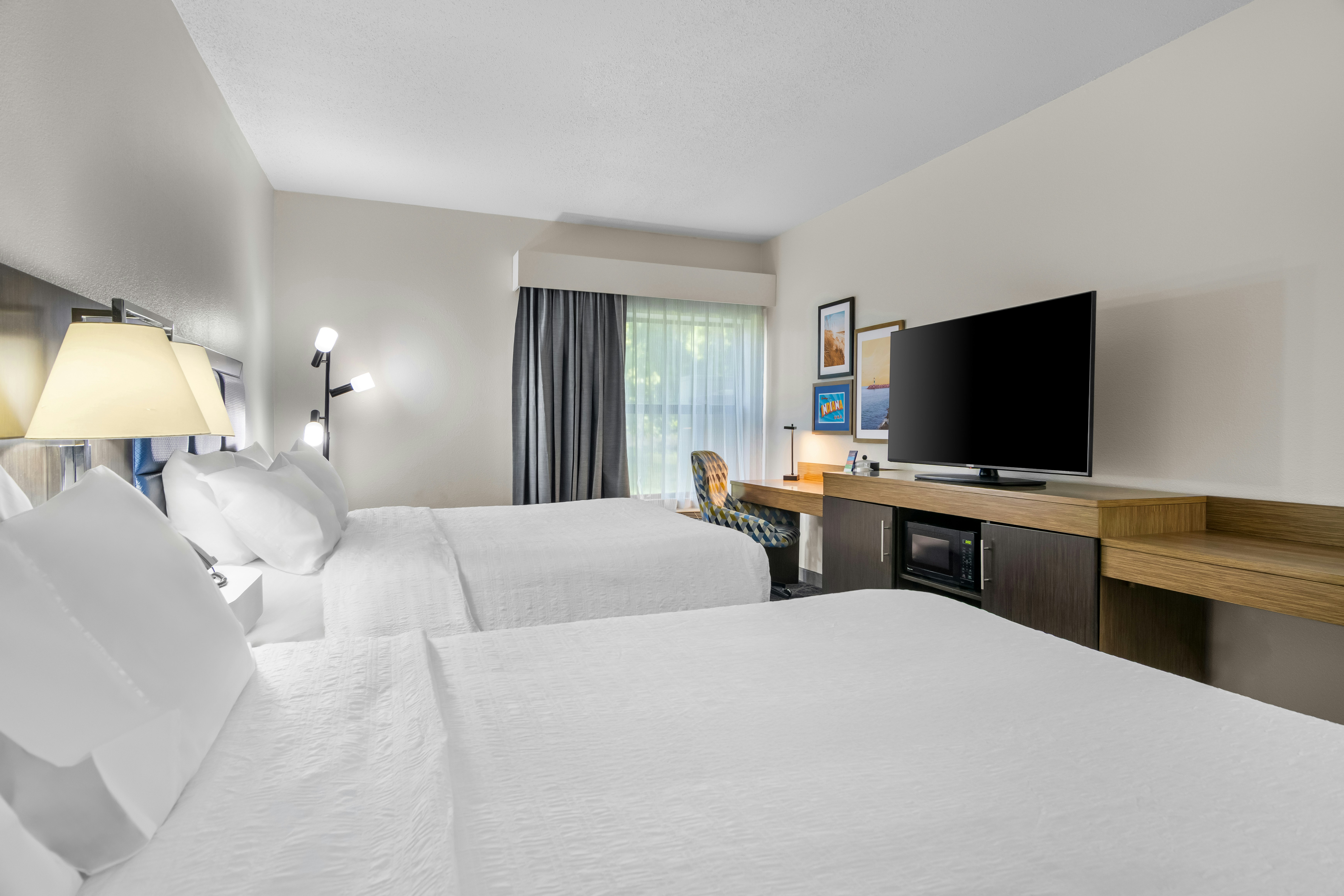 غرفة بسريرين كوين، Hampton Inn Portage 3/10