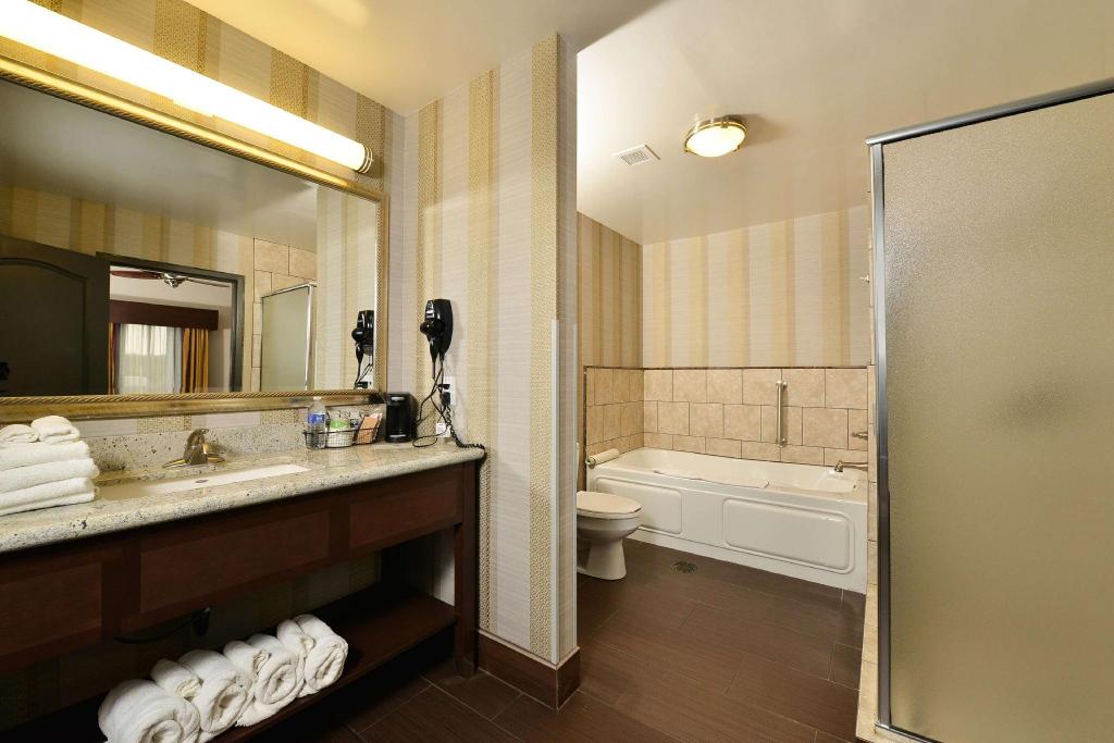 جناح بسرير كينج بغرفة نوم واحدة مع أريكة، Hampton Inn West Monroe 7/8