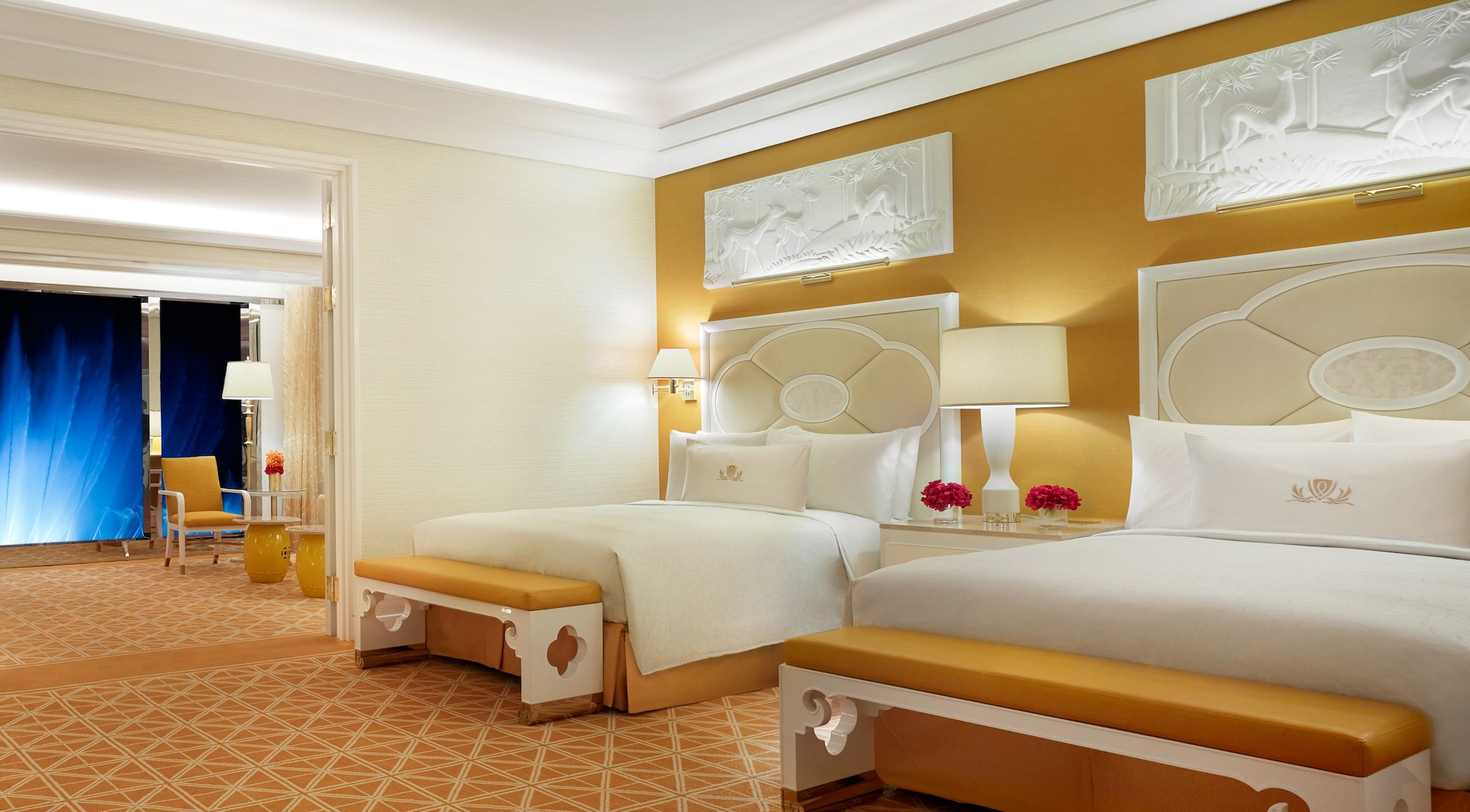 Fountain, Suite, 2 Queen Beds, Lake View