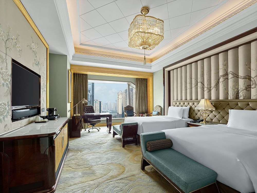 غرفة ديلوكس بسريرين منفصلين، Wanda Reign Wuhan 3/8