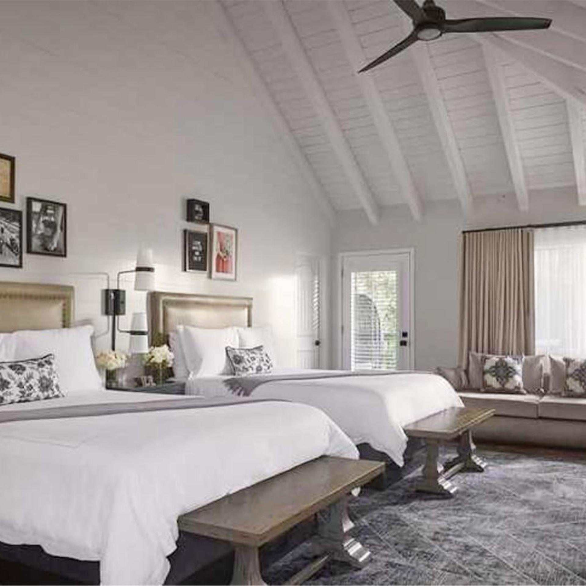 Vintage, Estate, Guest Room, 2 Queen Beds