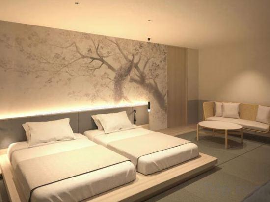 Japanese Western, Twin Beds, Hot Spring Bath