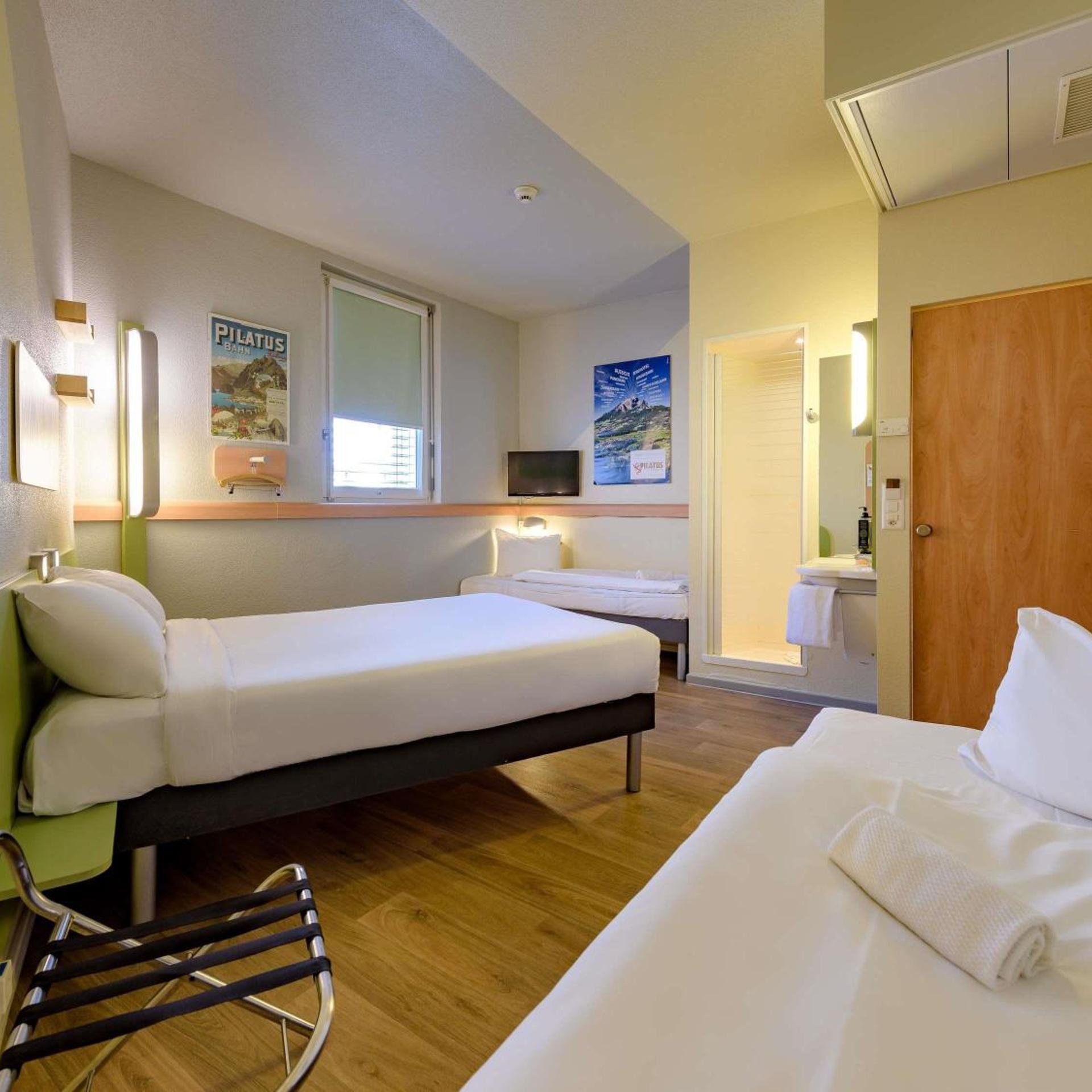 غرفة عائلية بسرير فردي، Ibis Budget Luzern City 5/10