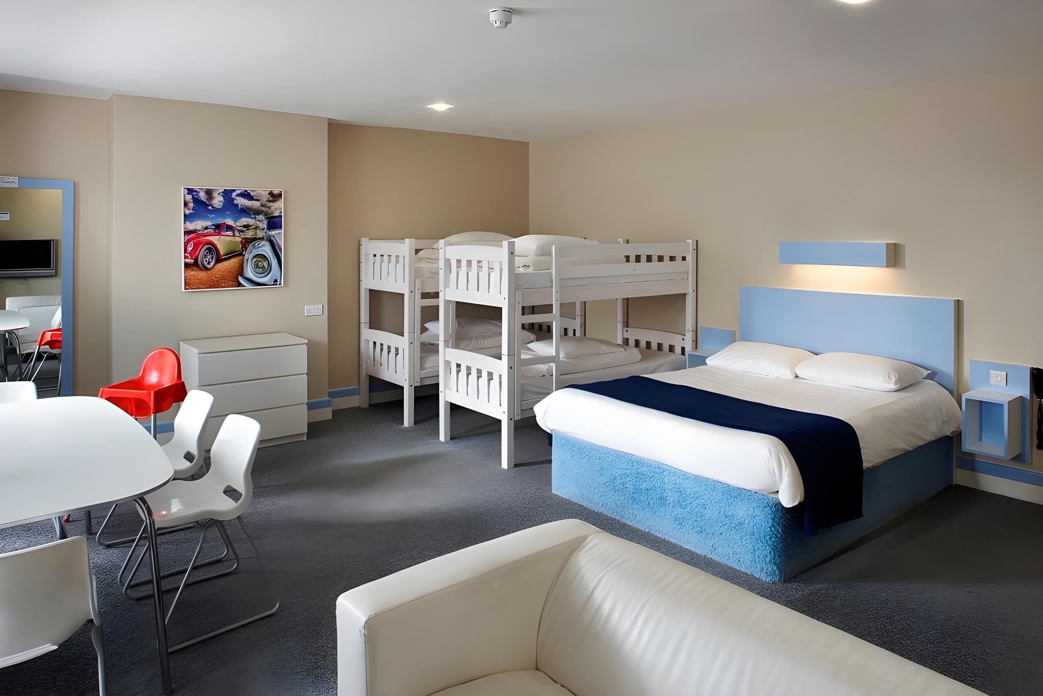 Family, Studio, 1 Double and 2 Bunk Beds