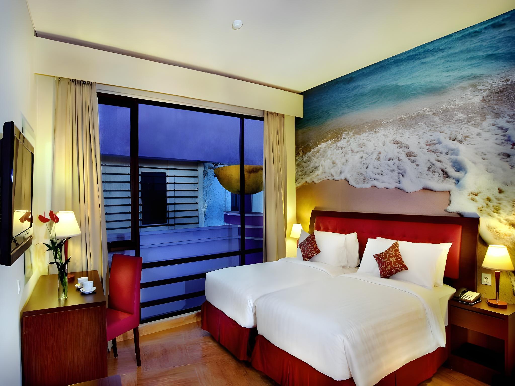 جناح بسرير كينج وسريرين منفصلين بغرفتي نوم، Kuta Central Park Hotel 2/2