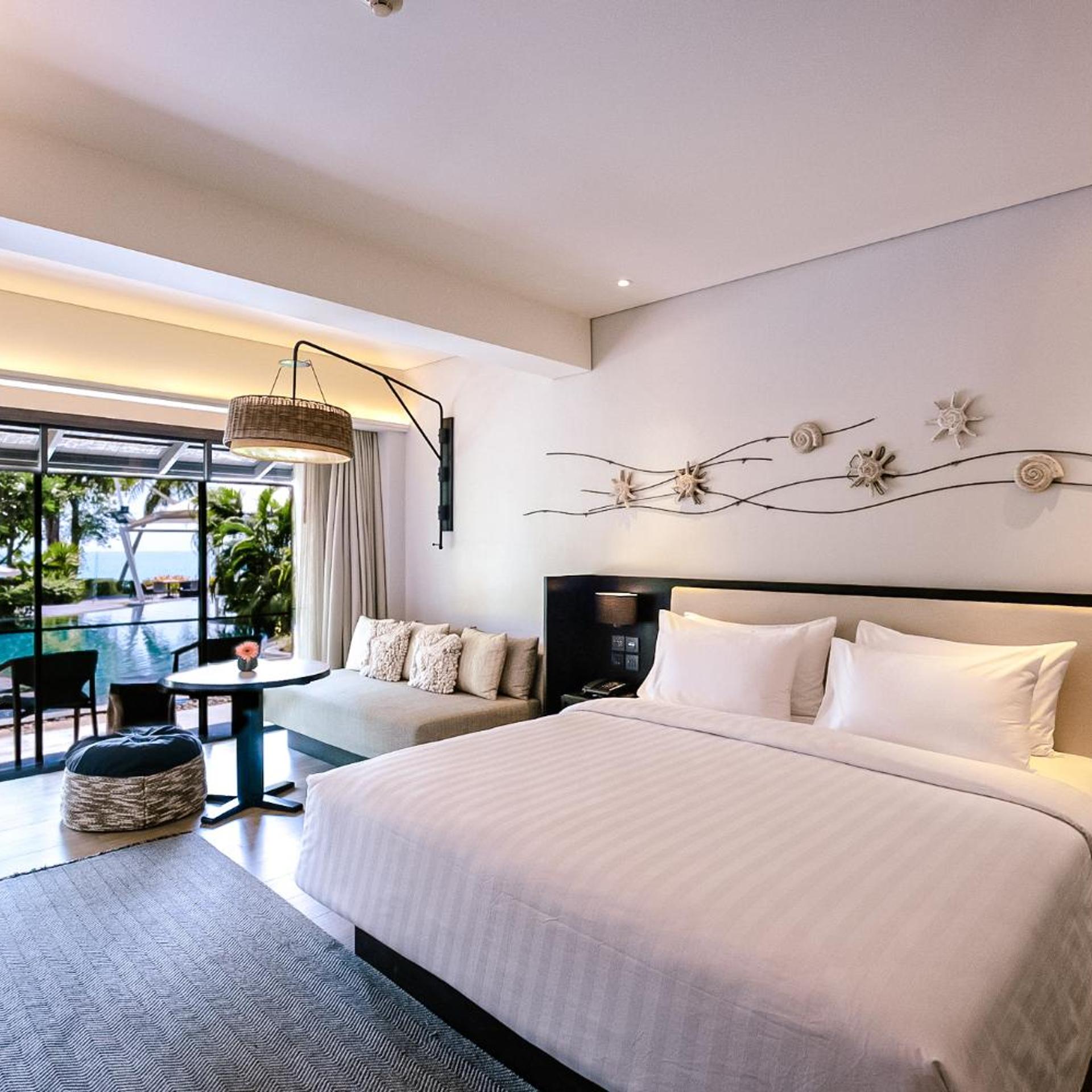 Room, Double Bed, Sea View, Pool Access