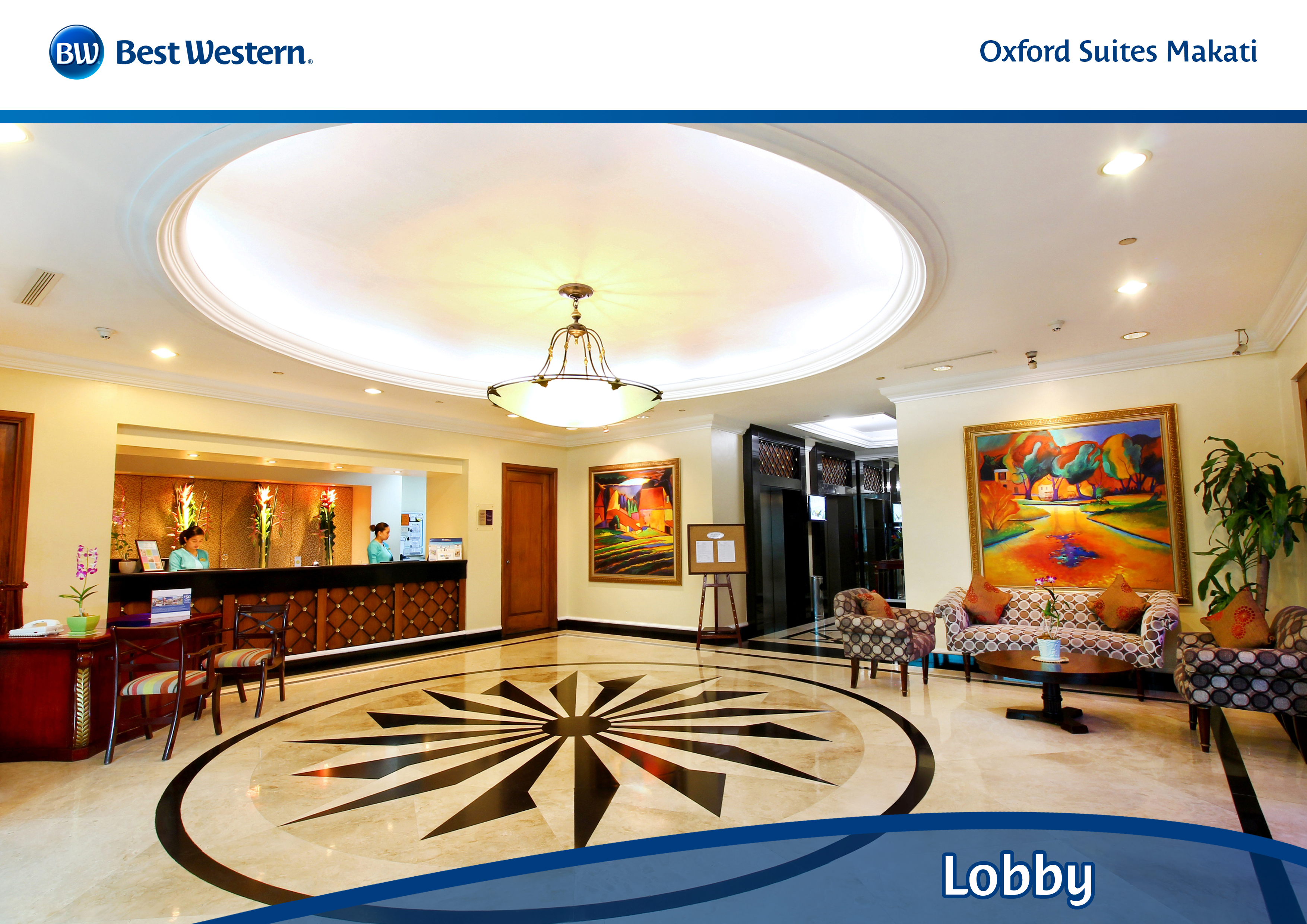 Lobby at OXFORD SUITES MAKATI, MAKATI