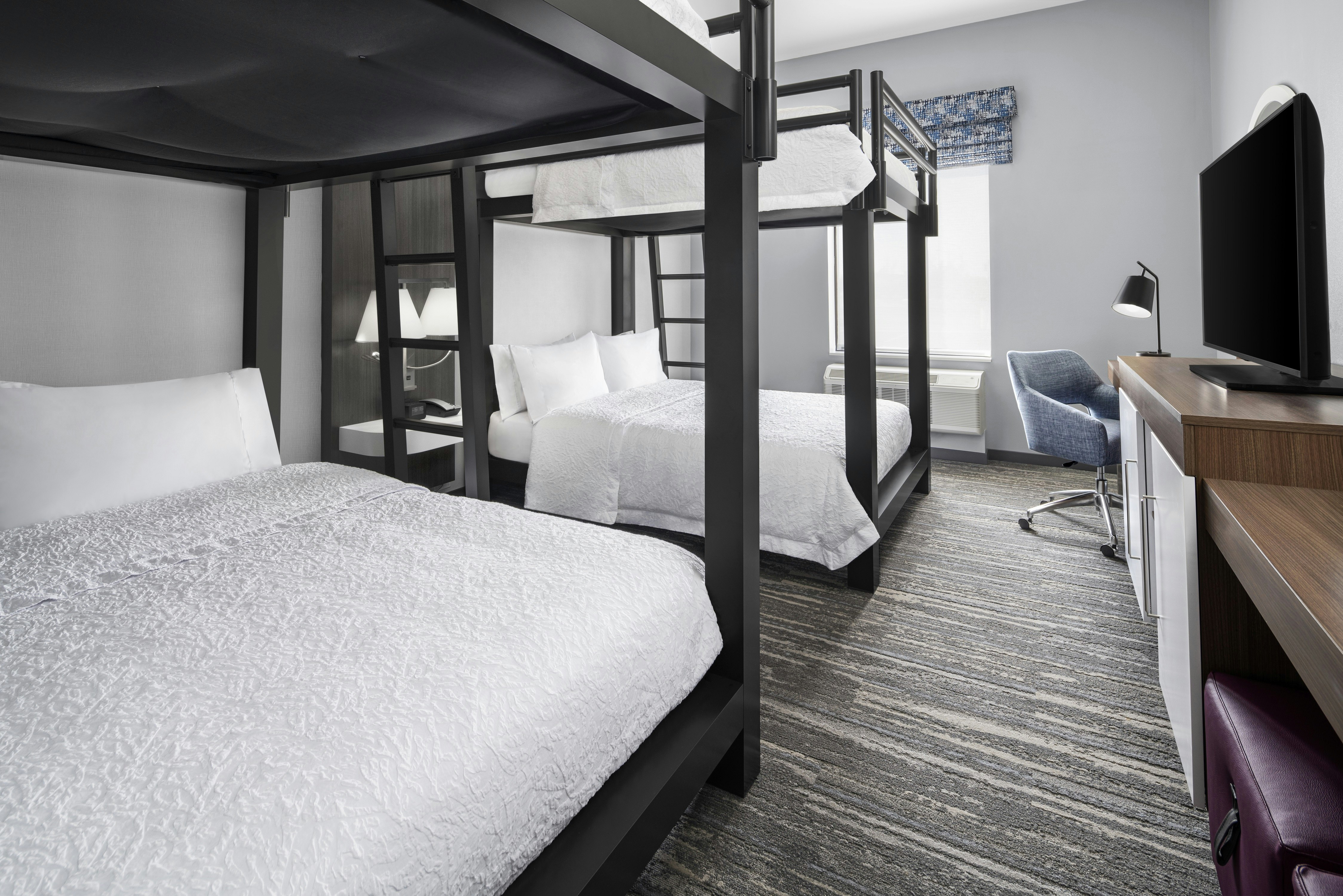 Room, Bunk Beds, 2 Queen Beds