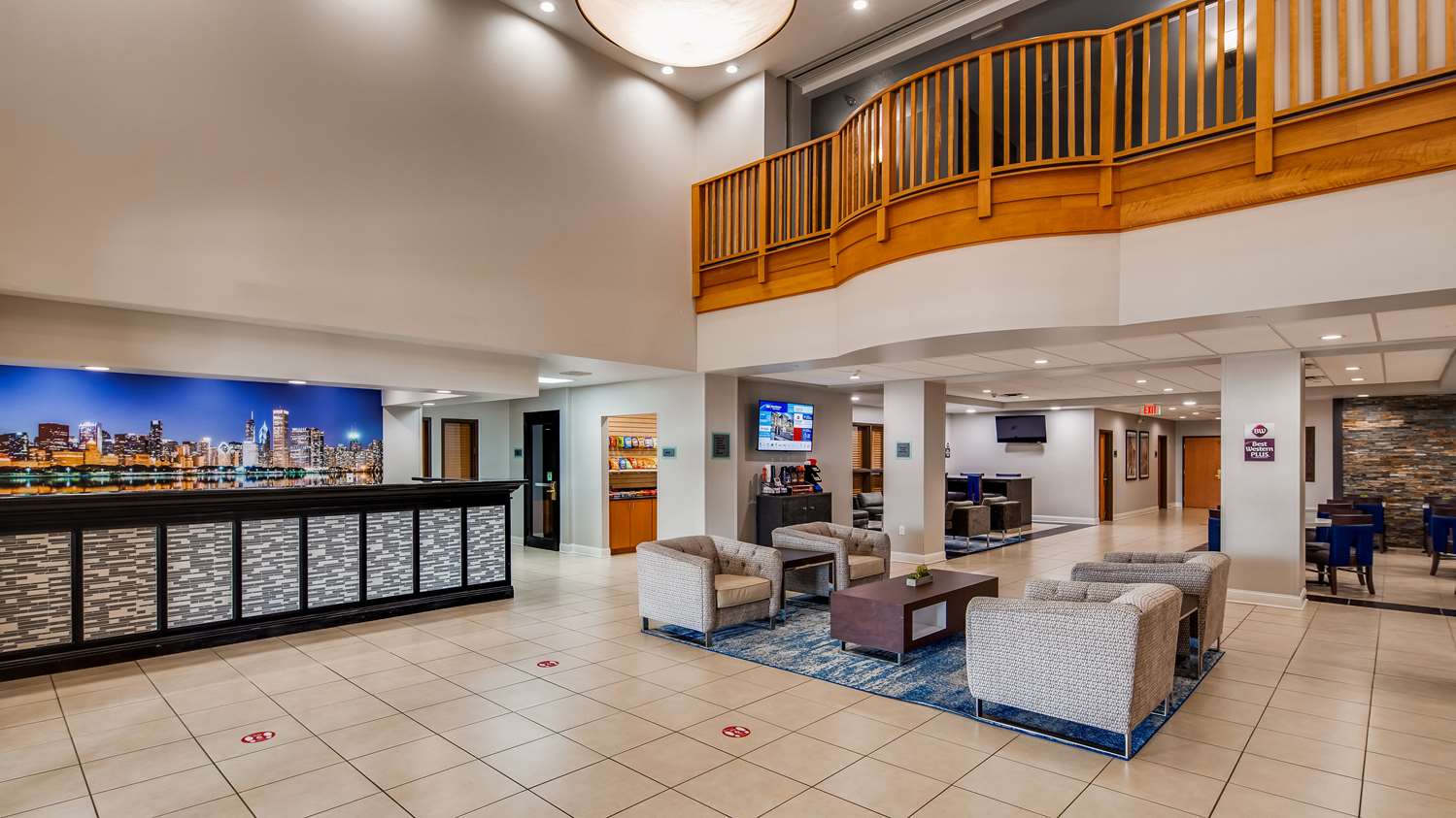 Lobby at Best Western Plus Champaign/Urbana Inn, CHAMPAIGN - IL