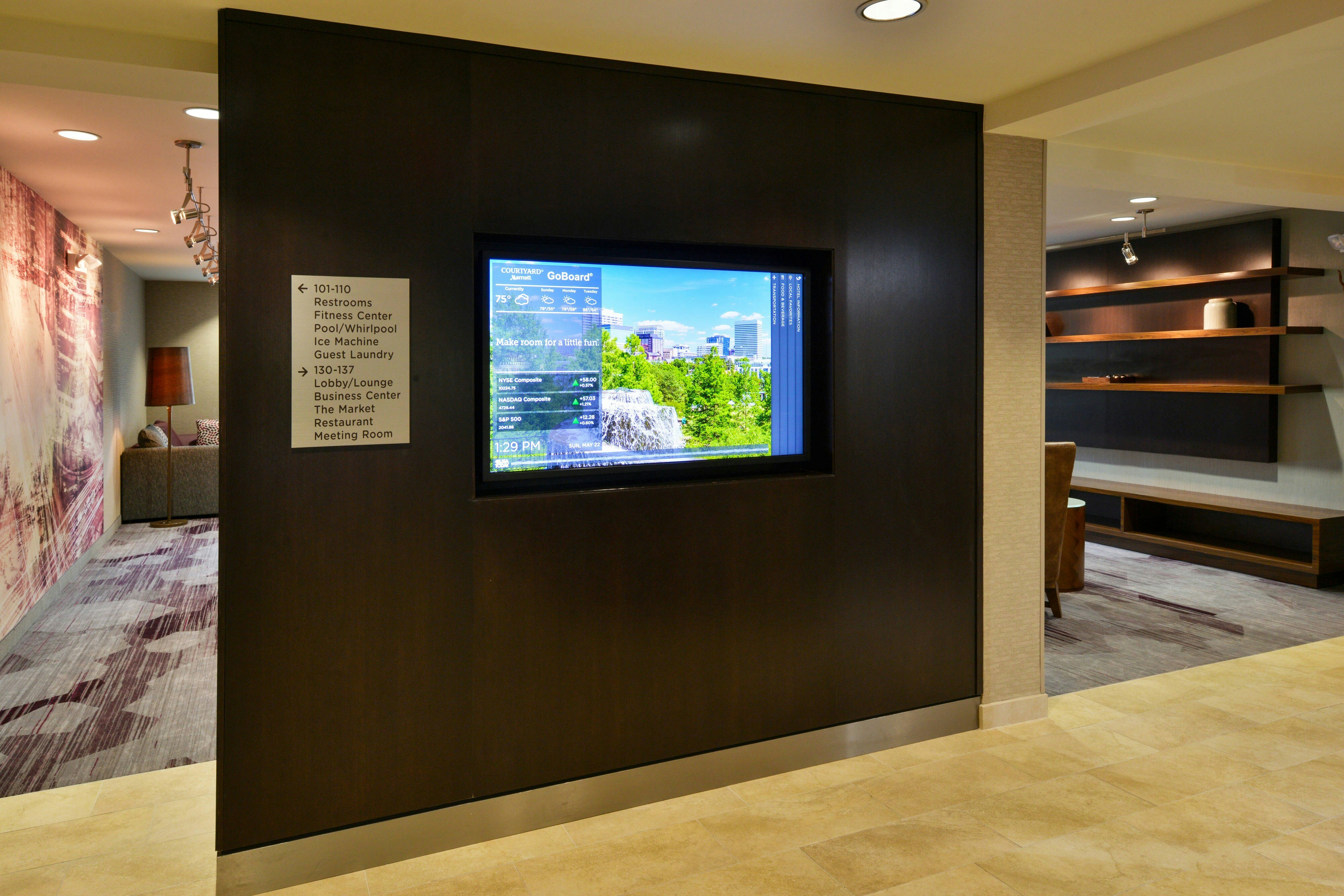 Lobby at Courtyard By Marriott Columbia Northeast/Fort Jackson Area, COLUMBIA - SC