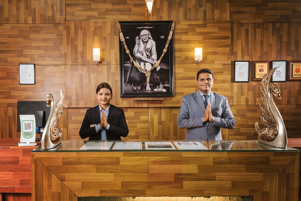 Lobby at Manas Lifestyle Resort, Igatpuri