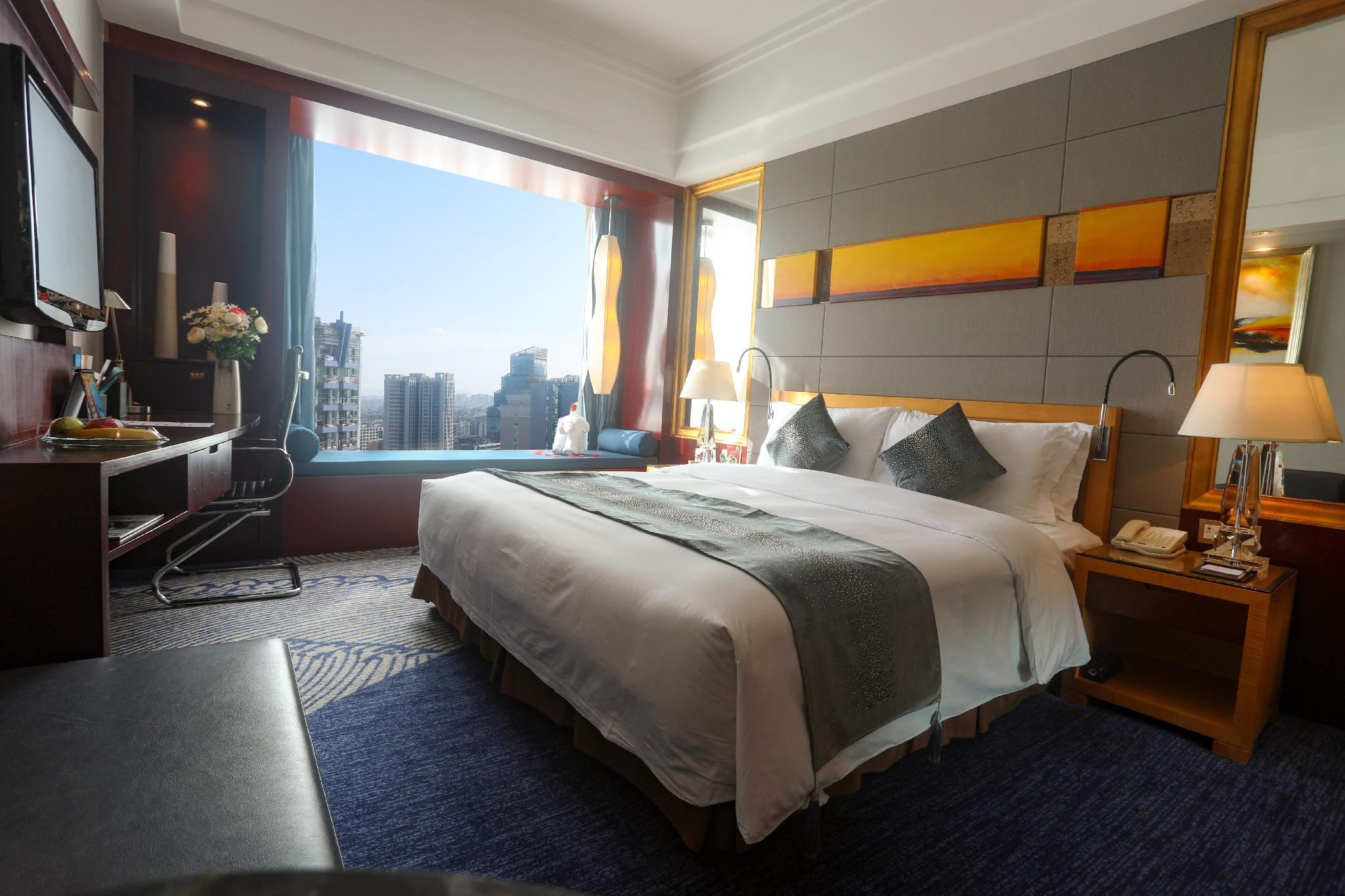 غرفة سوبيريور بسرير كوين، Zhuhai Charming Holiday Hotel 2/3