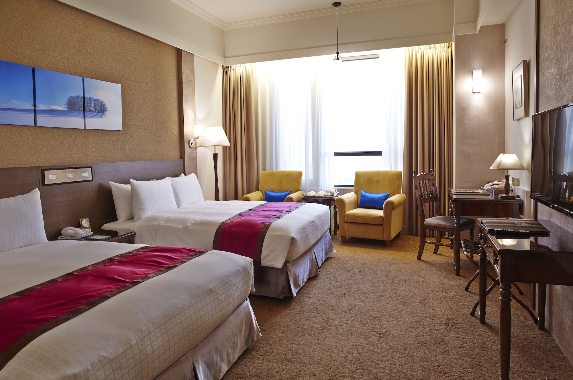 غرفة سوبيريور رباعية بسريرين مزدوجين، Royal Chiayi Hotel 2/6