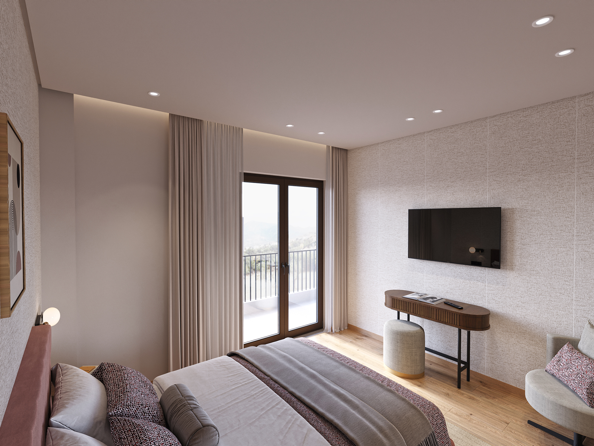 غرفة بسرير مزدوج، Hotel Delfinia 2/3