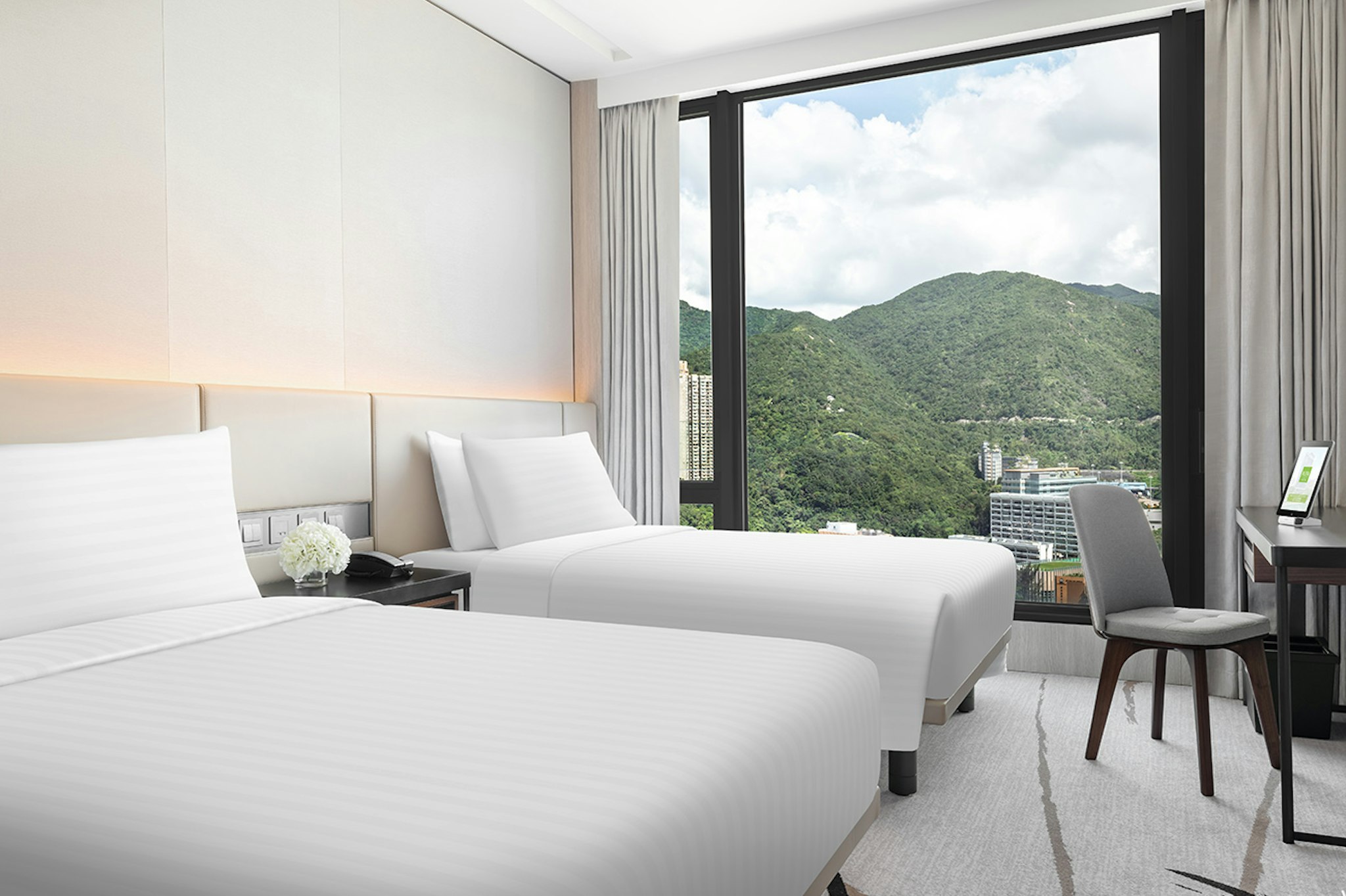 Green, Superior, Twin Beds