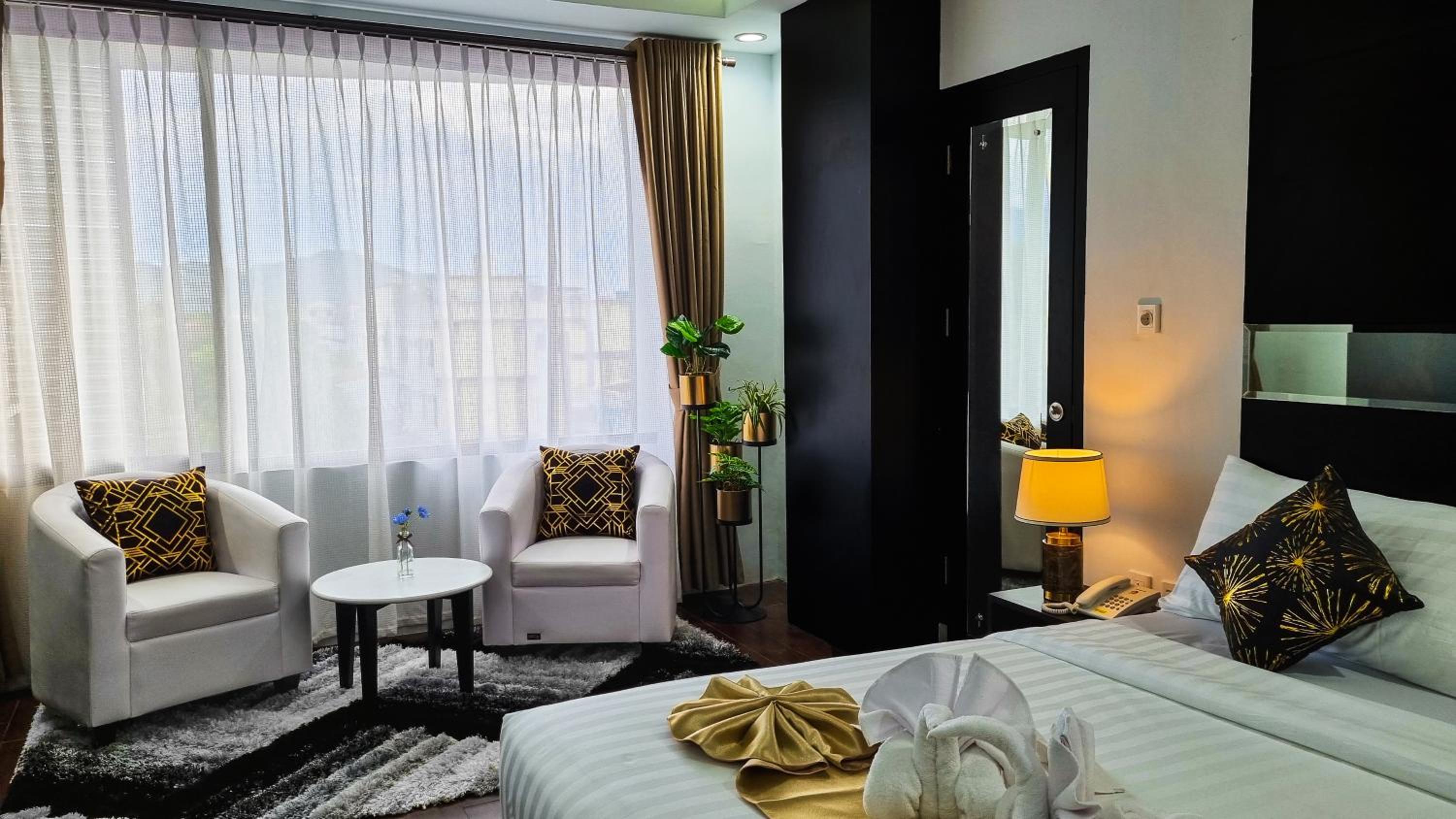 غرفة بسرير مزدوج أو سريرين منفصلين، Hotel Rasamala 7/10