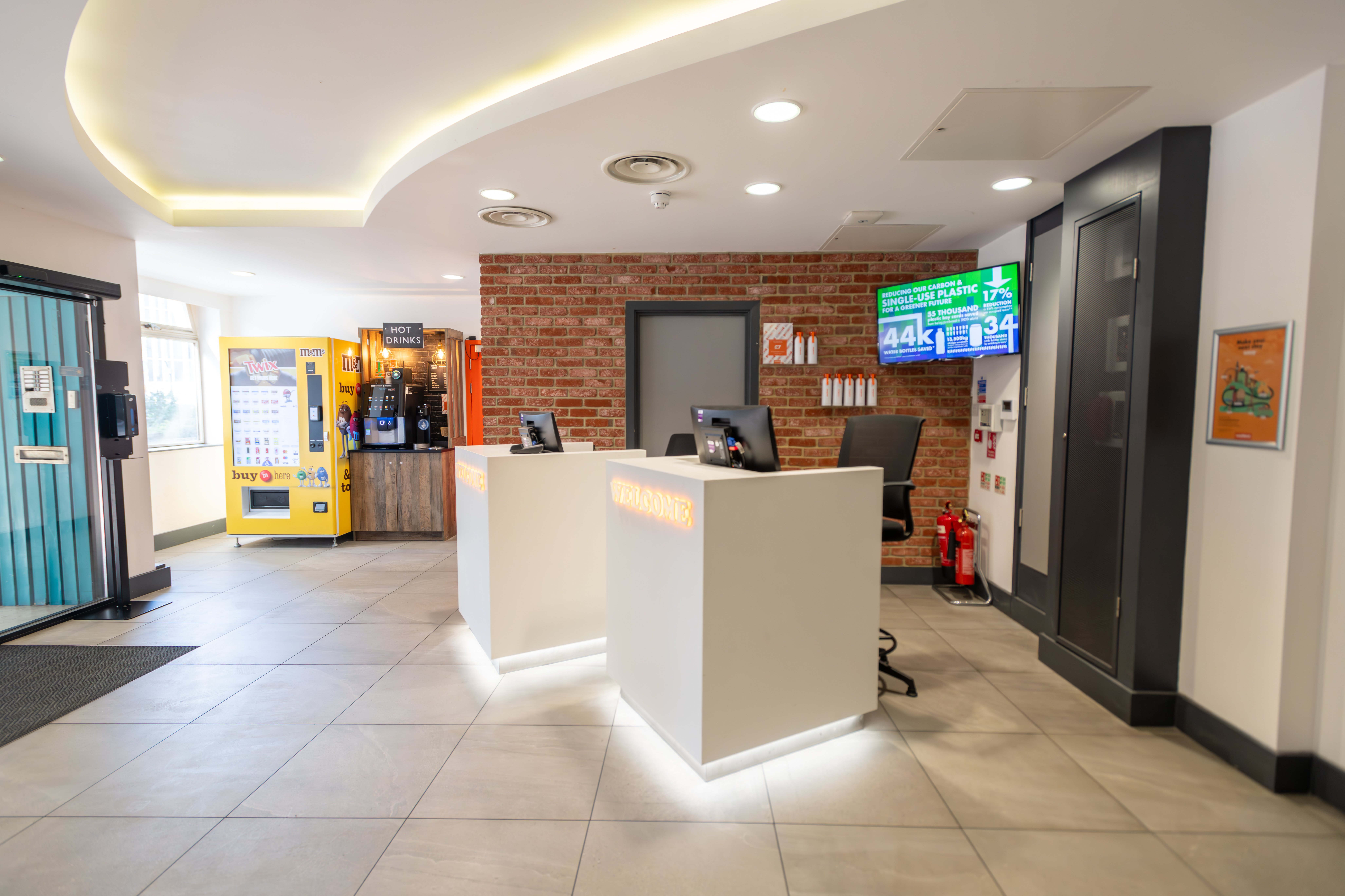 Lobby at easyHotel Croydon, CROYDON