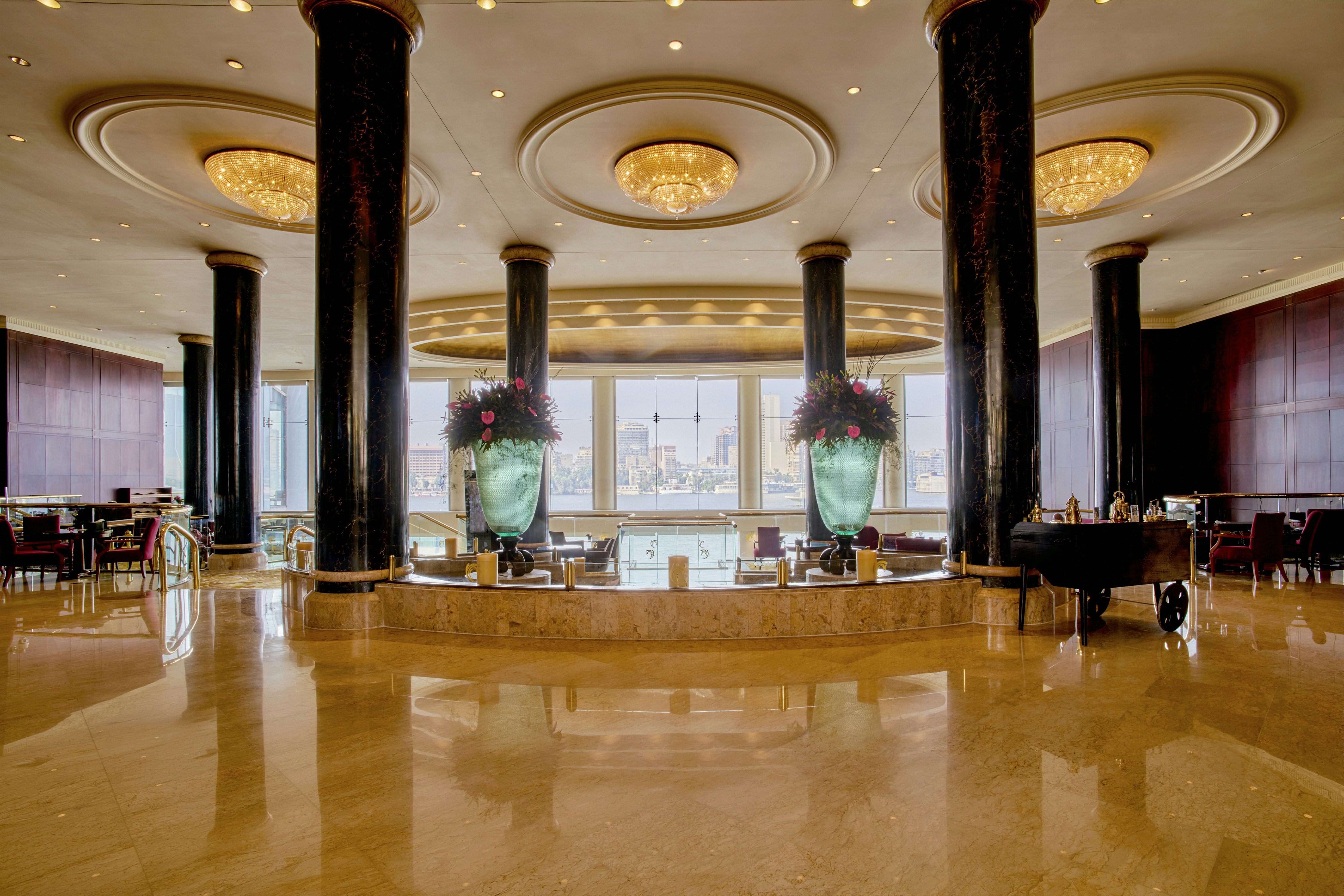 Lobby at Hilton Cairo Grand Nile, CAIRO