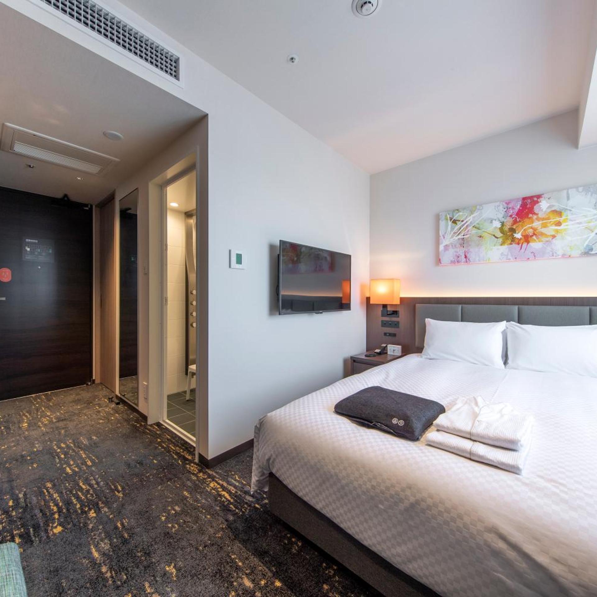 غرفة ديلوكس مفردة بسرير مزدوج، Hotel Forza Nagoya Sakae 2/4