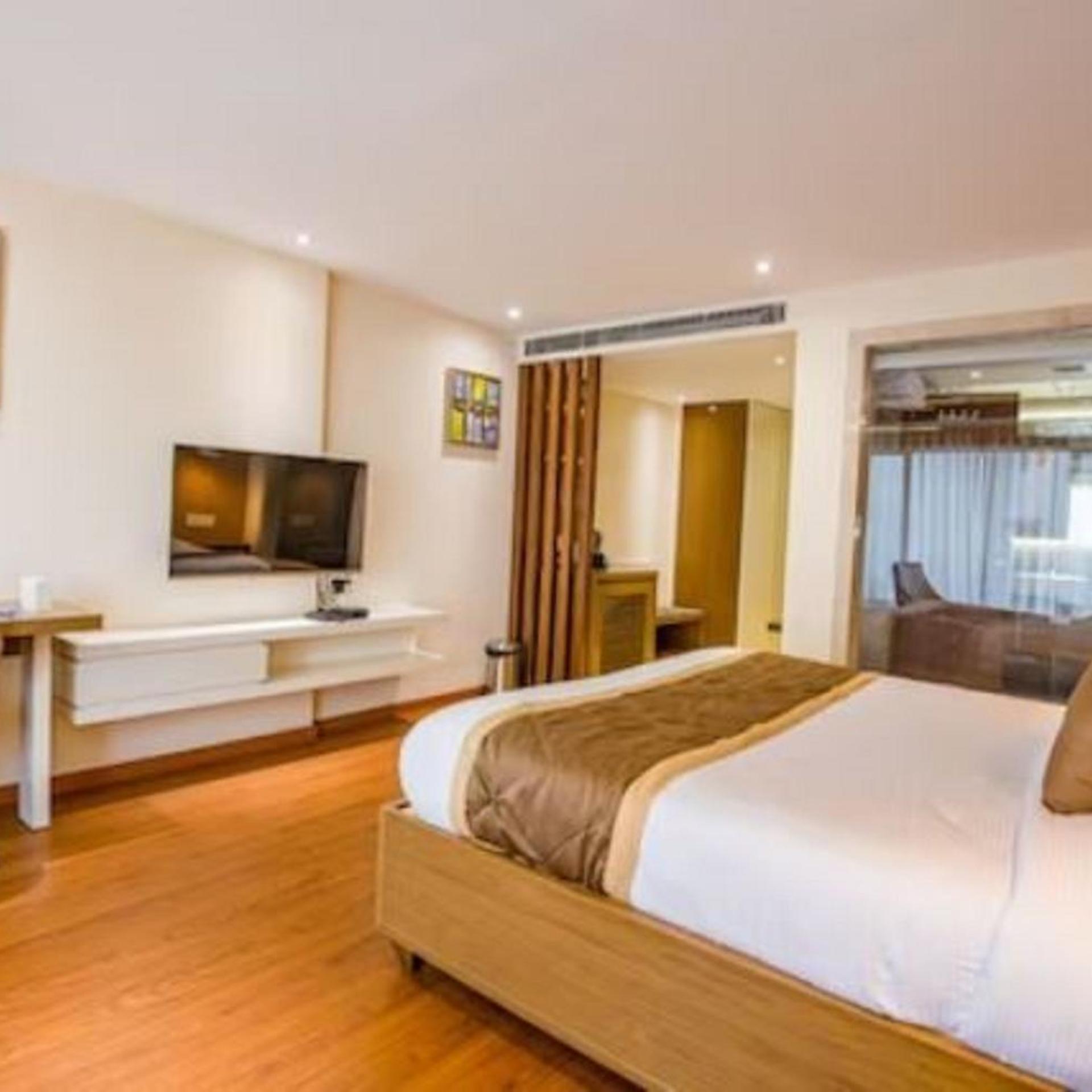 جناح بسرير مزدوج