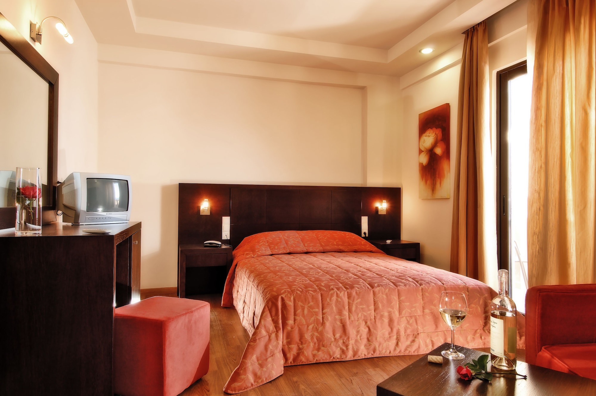 Room, Single, Double Bed